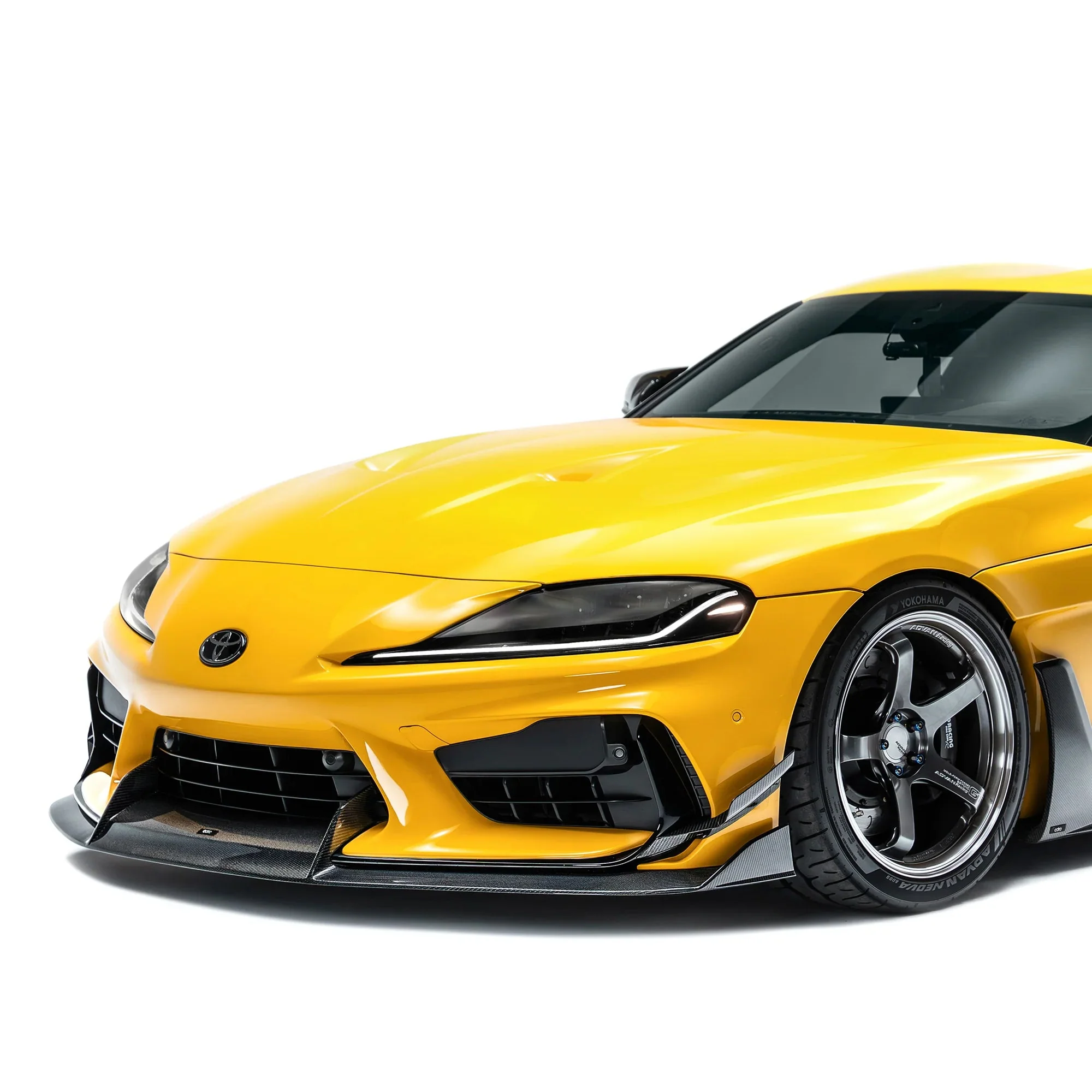 Toyota GR Supra A90 Mk5 Carbon Fibre Front Bumper Canards for ADRO Front Bumper - Image 4