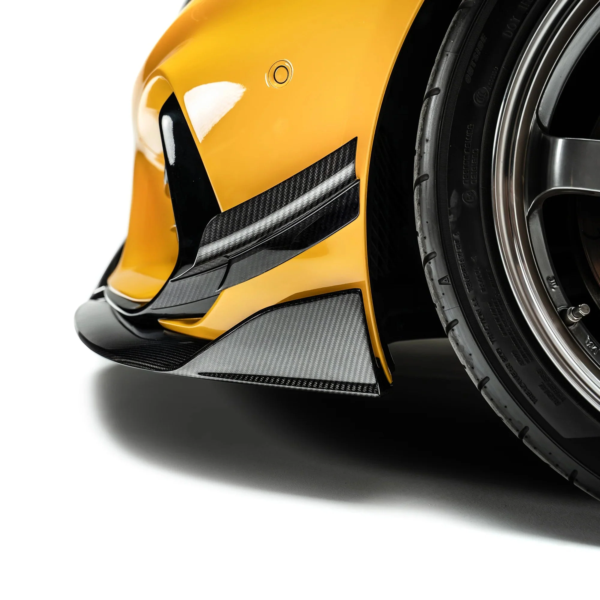 Toyota GR Supra A90 Mk5 Carbon Fibre Front Bumper Canards for ADRO Front Bumper - Image 6