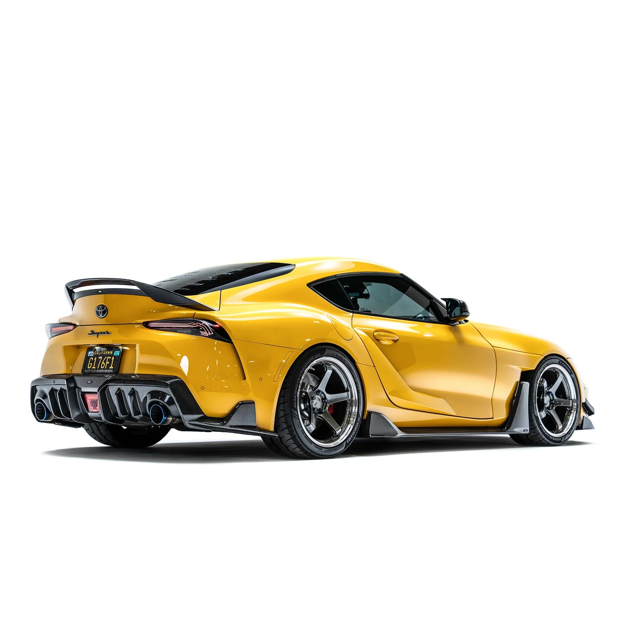 Toyota GR Supra A90 Mk5 Carbon Fibre Front Bumper Canards for ADRO Front Bumper - Image 8