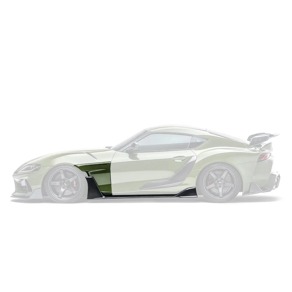 Toyota GR Supra A90 Mk5 Carbon Fibre Integrated Fender Panel Side Skirts V2 by Adro (2019+)
