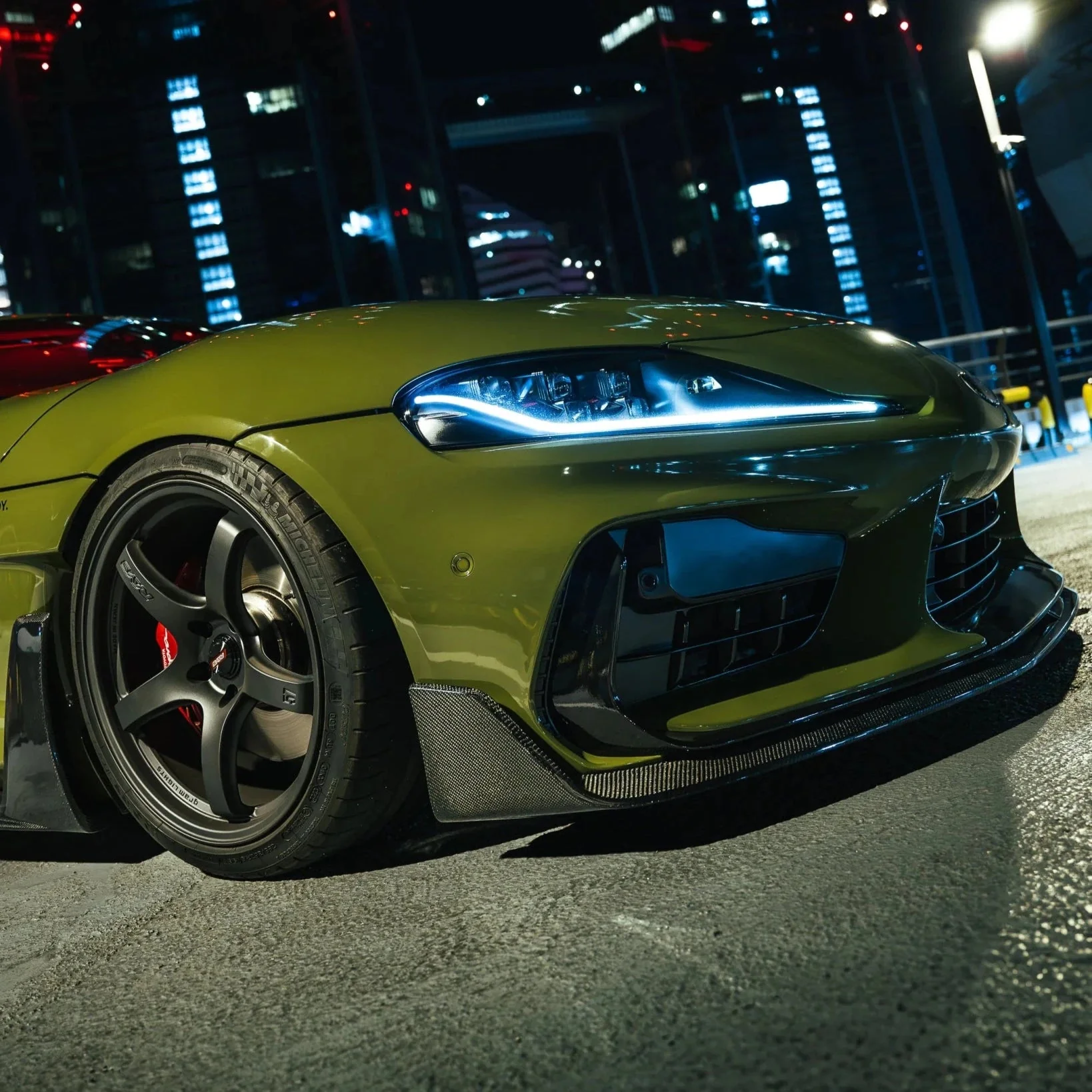 Toyota GR Supra A90 Mk5 Carbon Fibre Integrated Fender Panel Side Skirts V2 by Adro (2019+) - Image 10