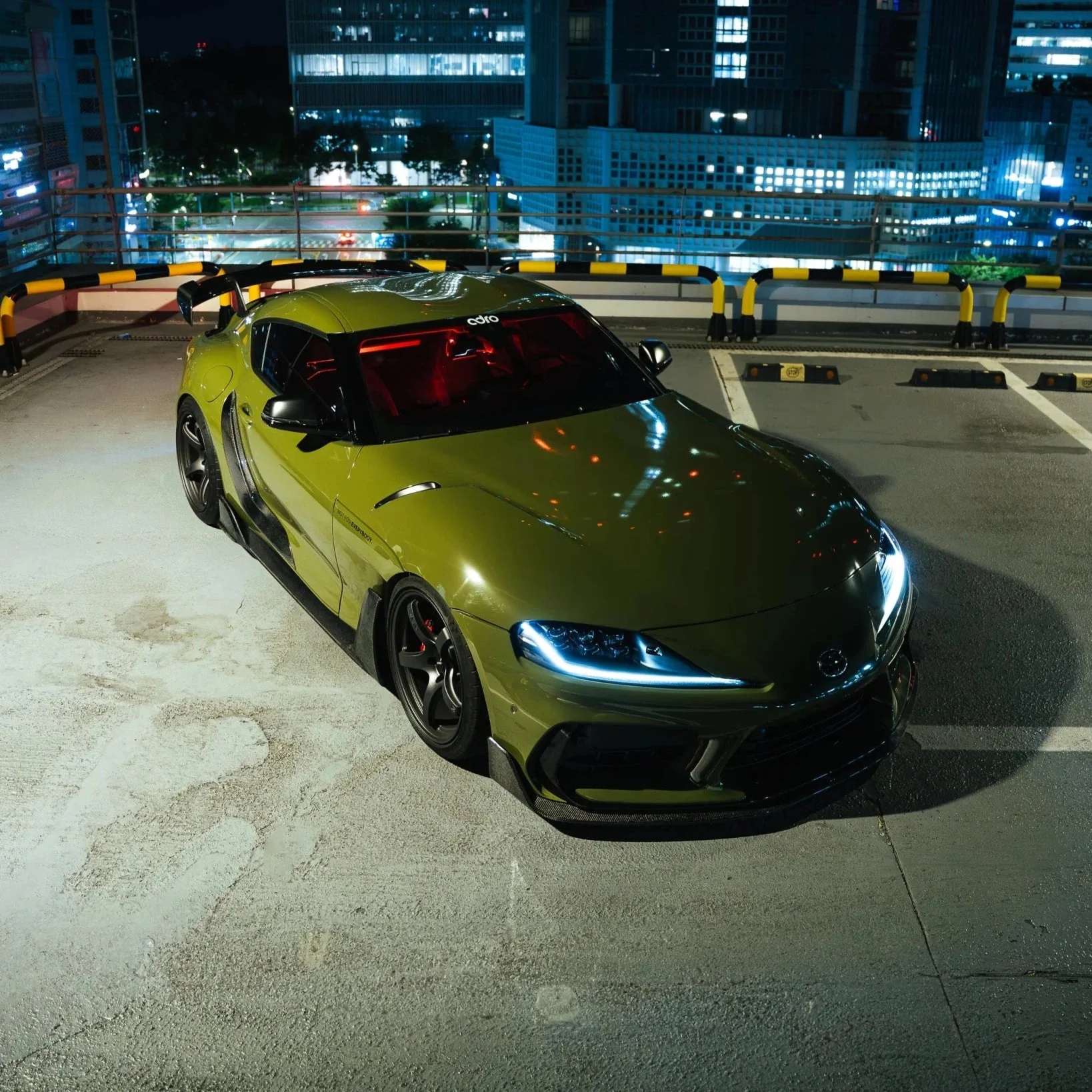 Toyota GR Supra A90 Mk5 Carbon Fibre Integrated Fender Panel Side Skirts V2 by Adro (2019+) - Image 9