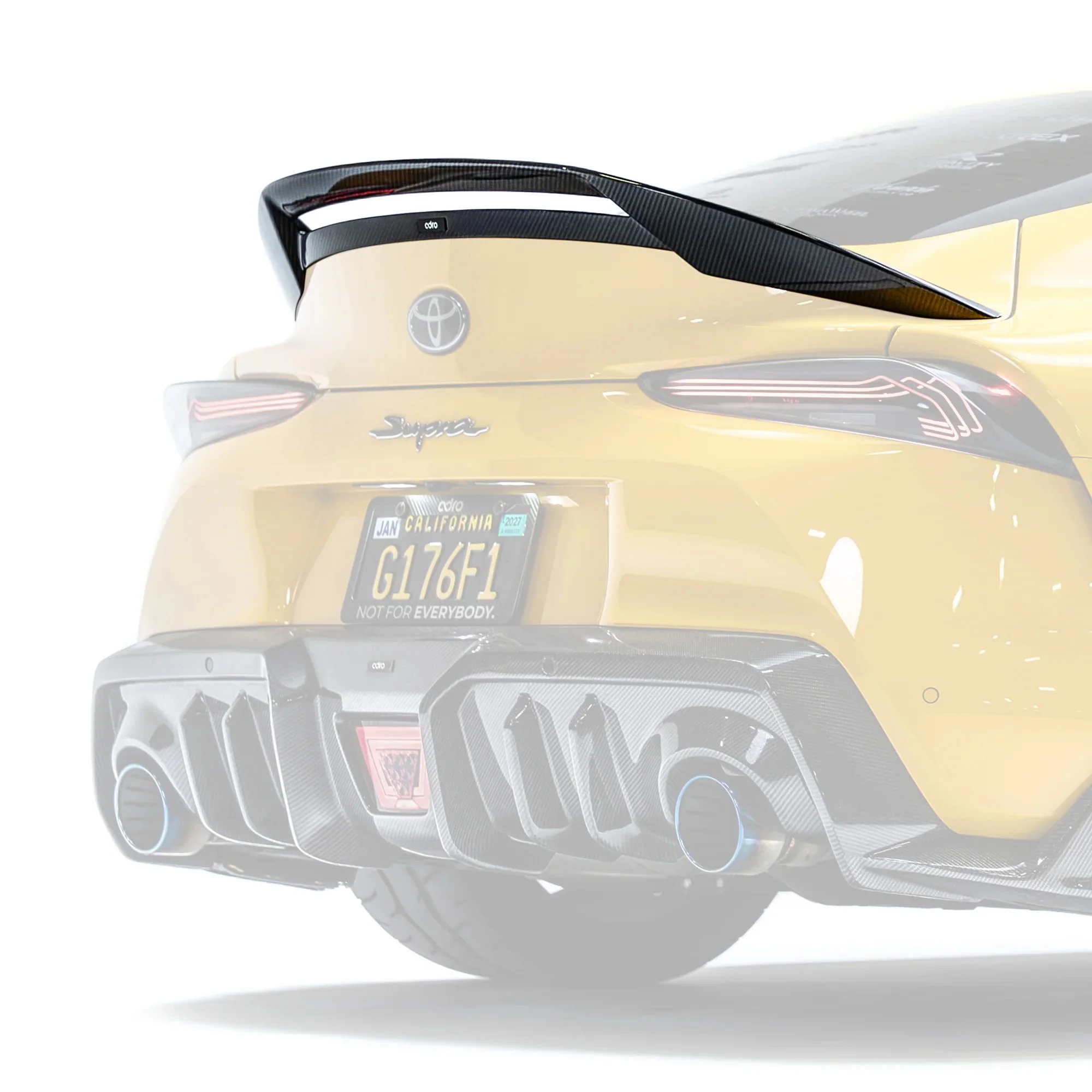 Toyota GR Supra A90 Mk5 Pre-Preg Carbon Fibre Rear Lip Spoiler (2019+)