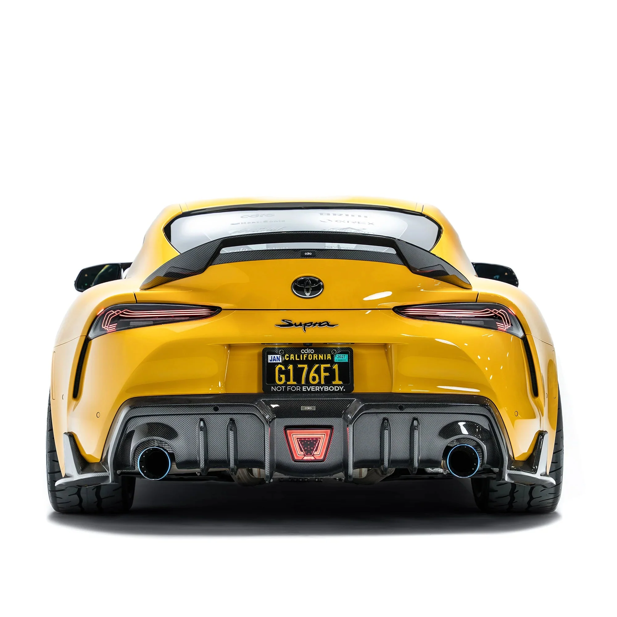 Toyota GR Supra A90 Mk5 Pre-Preg Carbon Fibre Rear Lip Spoiler (2019+) - Image 4