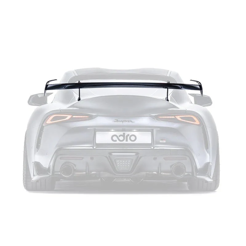 Toyota GR Supra A90 Mk5 Pre-Preg Carbon Fibre Swan Neck AT-R2 Rear Wing by Adro (2019+) - Image 3