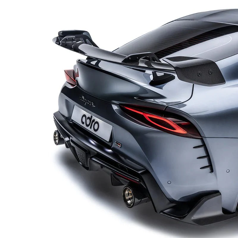 Toyota GR Supra A90 Mk5 Pre-Preg Carbon Fibre Swan Neck AT-R2 Rear Wing by Adro (2019+) - Image 5