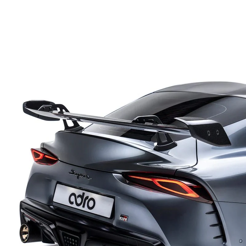 Toyota GR Supra A90 Mk5 Pre-Preg Carbon Fibre Swan Neck AT-R2 Rear Wing by Adro (2019+) - Image 7
