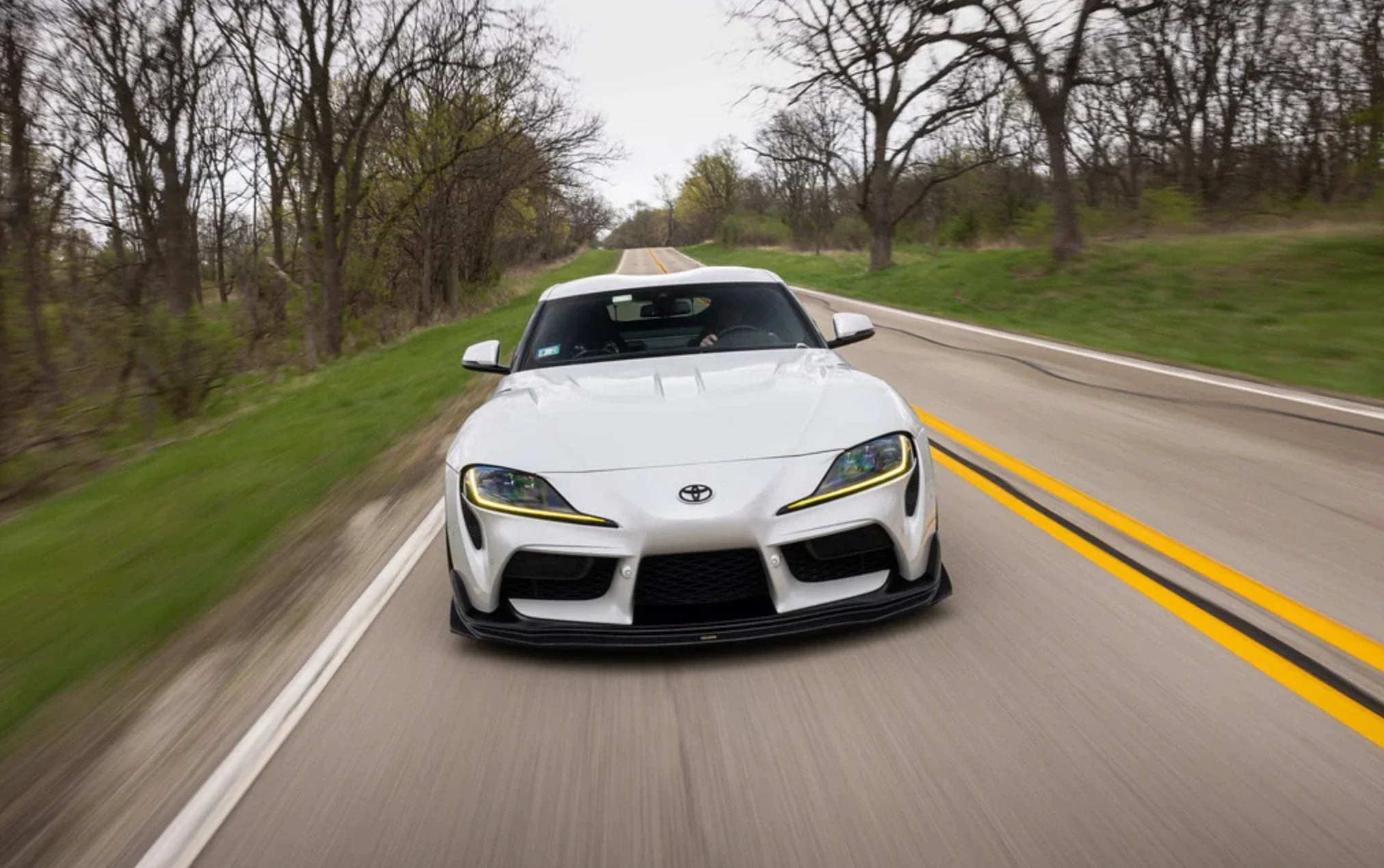 Toyota GR Supra Mk5 CSL Motorsport+ Style Yellow DRL Module Set (2019+) - Image 3
