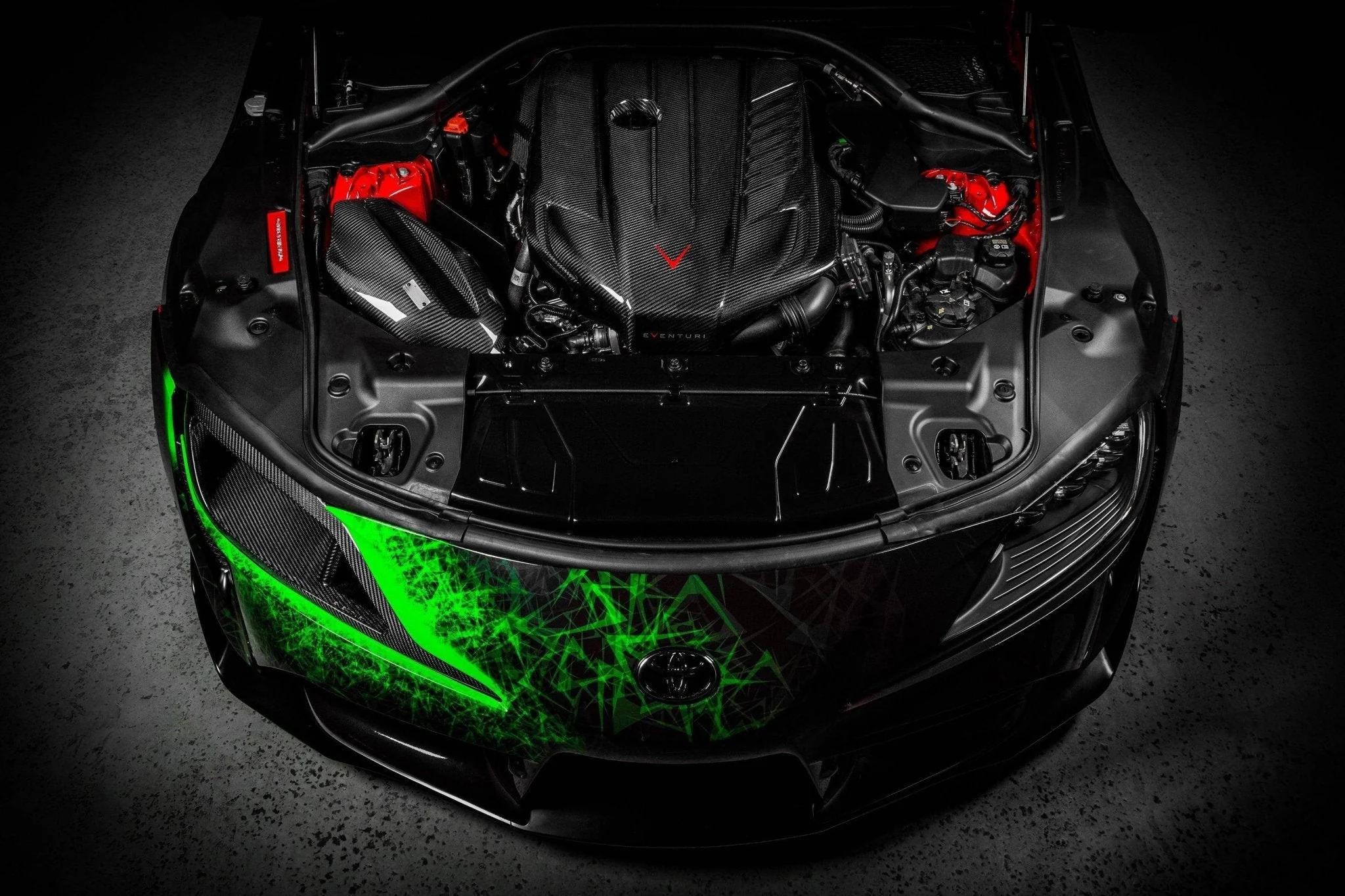 Toyota GR Supra Mk5 Eventuri Carbon Fibre Headlight Race Duct - Image 3