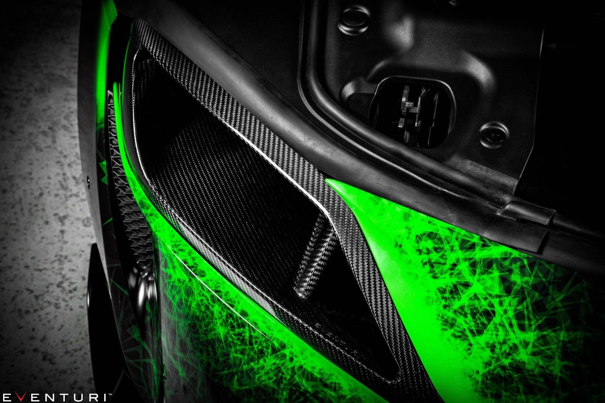 Toyota GR Supra Mk5 Eventuri Carbon Fibre Headlight Race Duct - Image 6
