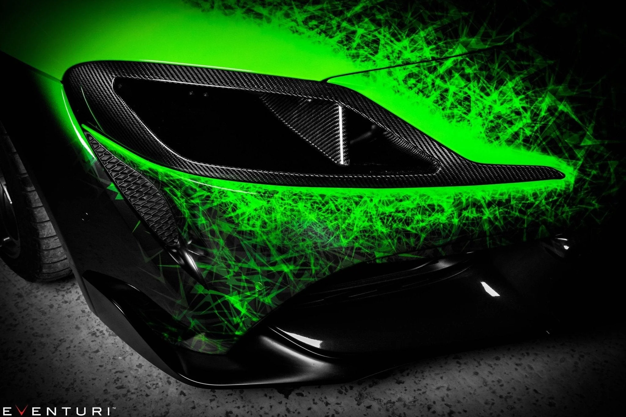 Toyota GR Supra Mk5 Eventuri Carbon Fibre Headlight Race Duct - Image 7