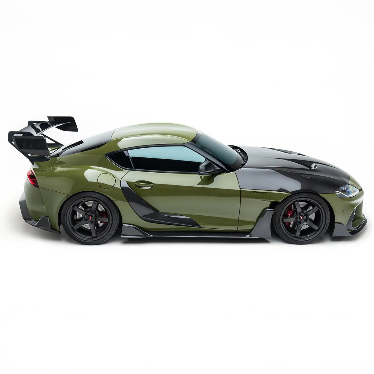 Toyota GR Supra Mk5 Pre-Preg Carbon Fibre AT-P1 Swan Neck Rear Wing by Adro (2019+) - Image 12