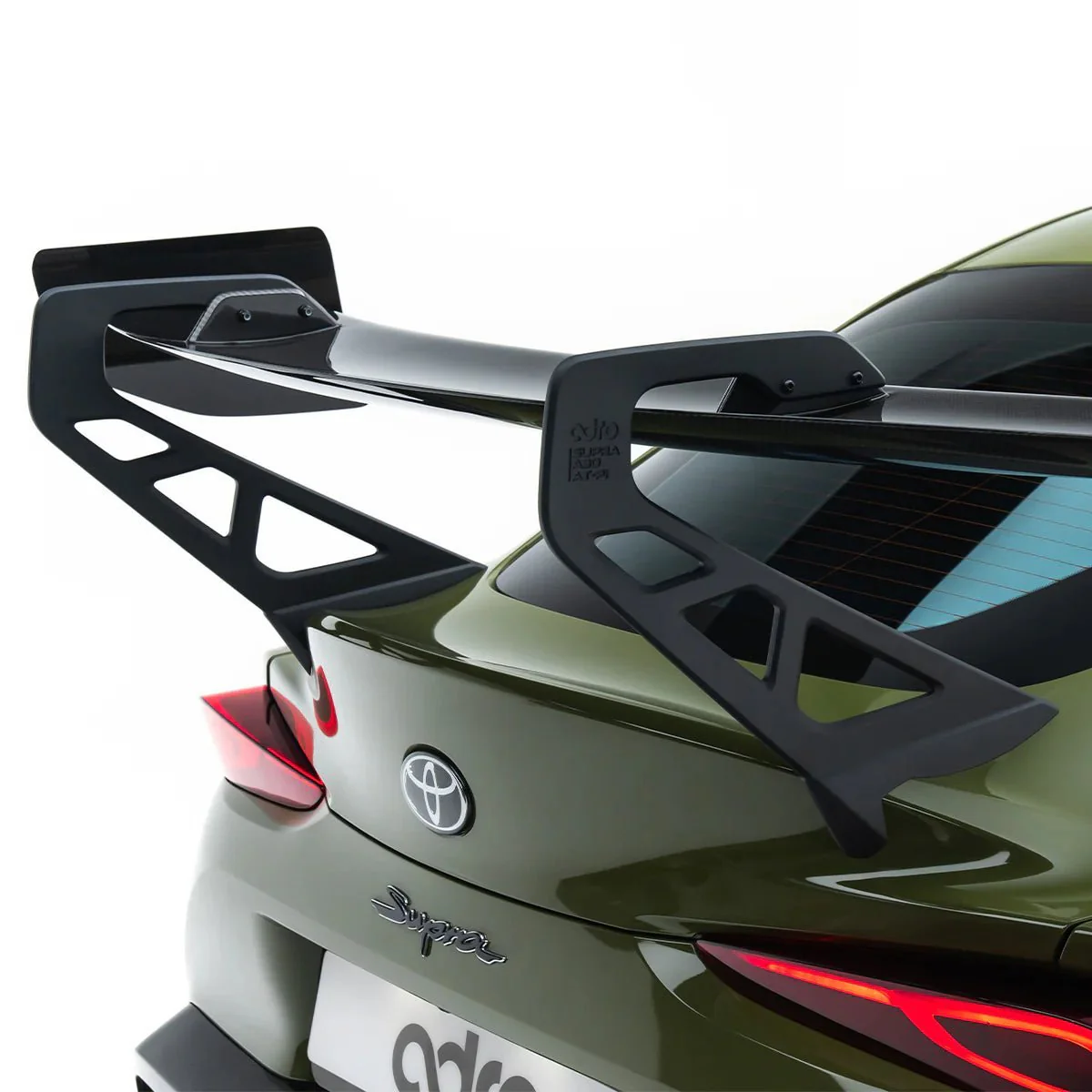Toyota GR Supra Mk5 Pre-Preg Carbon Fibre AT-P1 Swan Neck Rear Wing by Adro (2019+) - Image 8