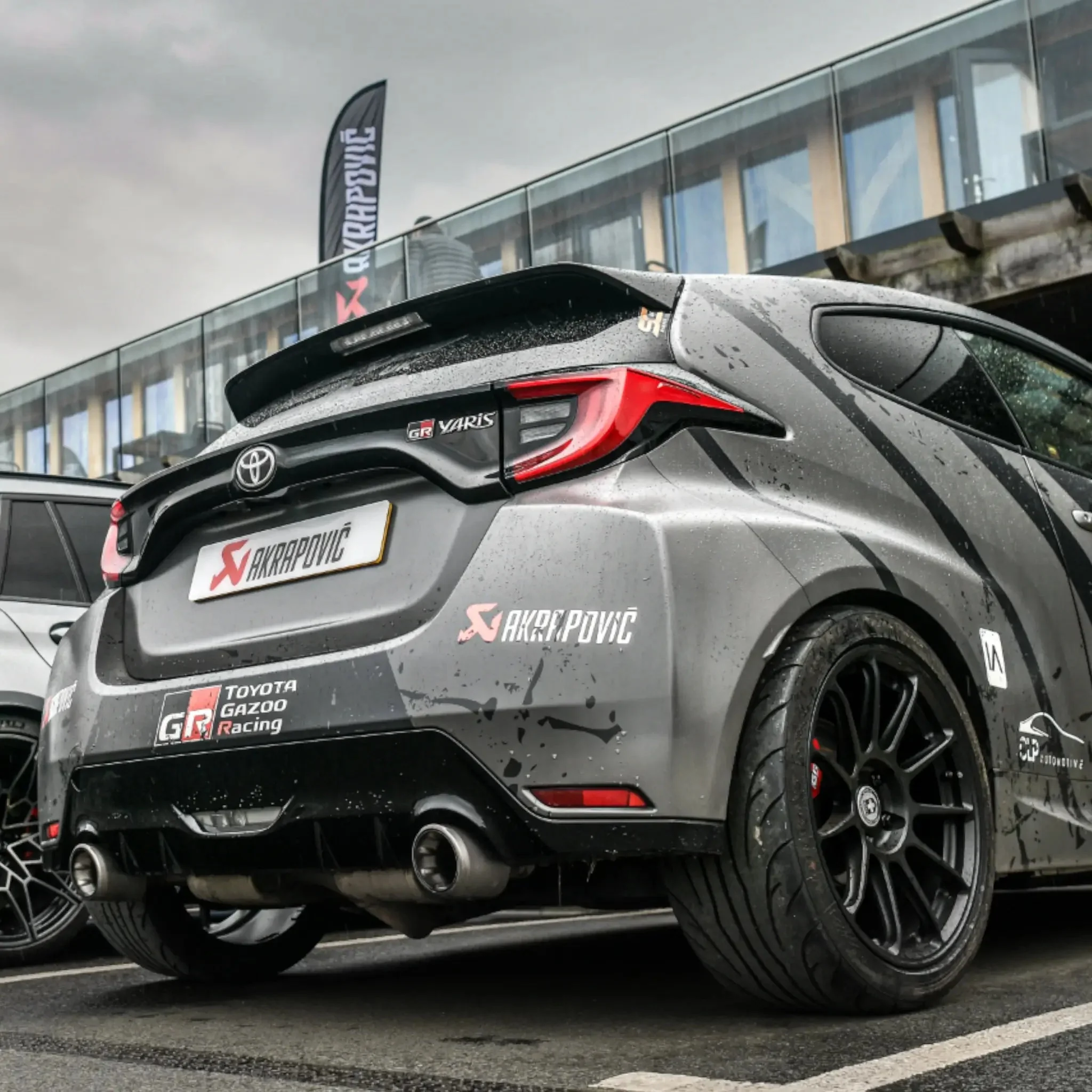 Toyota GR Yaris Slip-On Race Line Titanium Exhaust System by Akrapovic (2021-2023) - Image 2