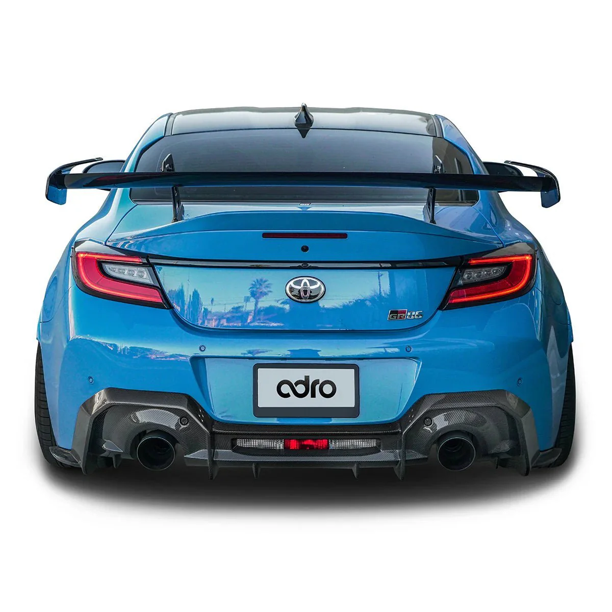 Toyota GR86 & Subaru BRZ Pre-Preg Carbon Fibre Swan Neck AT-R Rear Wing by Adro (2022+) - Image 2