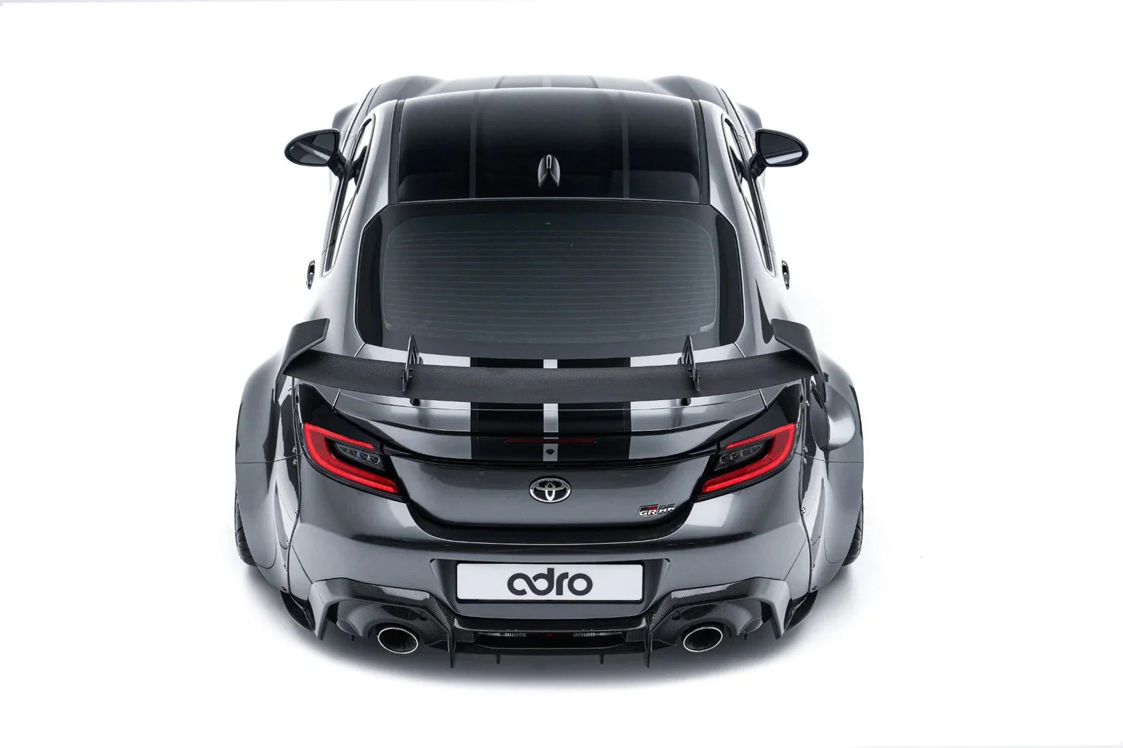 Toyota GR86 & Subaru BRZ Pre-Preg Carbon Fibre Swan Neck AT-R Rear Wing by Adro (2022+) - Image 6