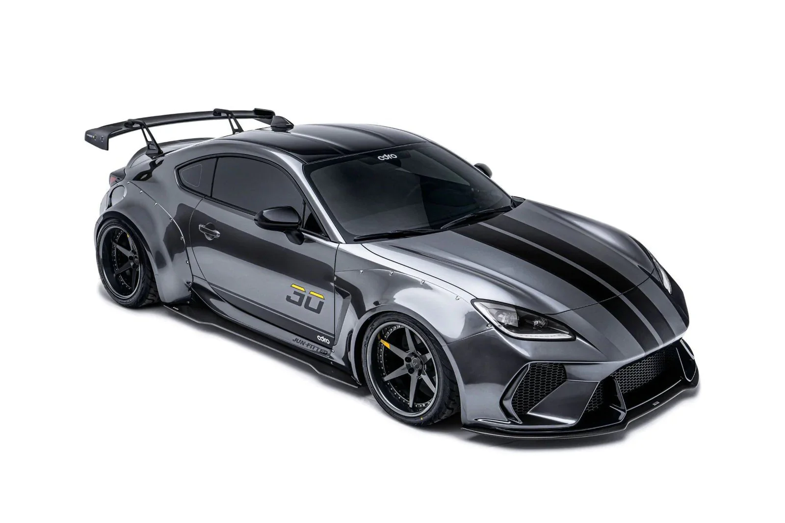 Toyota GR86 & Subaru BRZ Pre-Preg Carbon Fibre Swan Neck AT-R Rear Wing by Adro (2022+) - Image 7