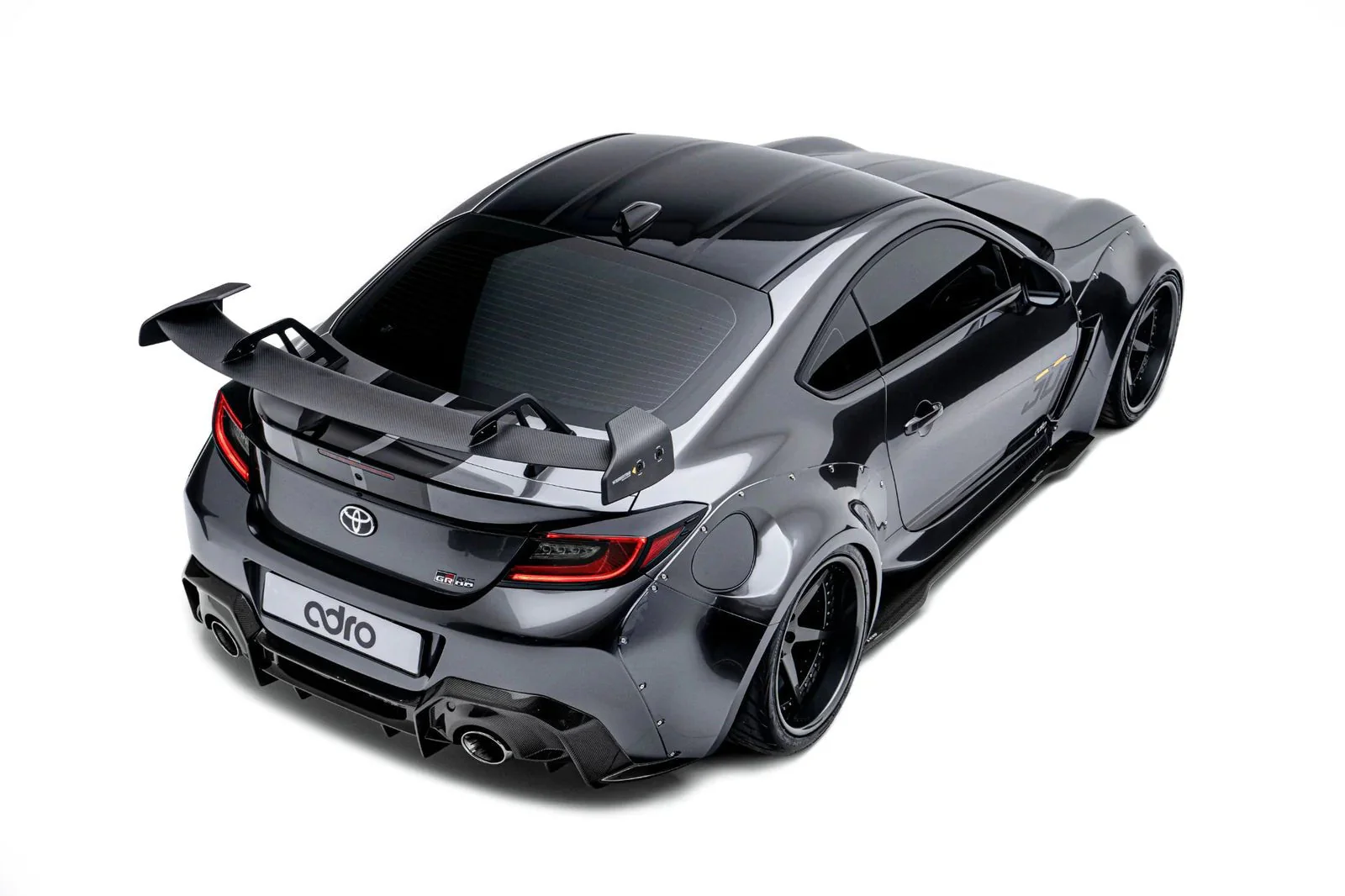 Toyota GR86 & Subaru BRZ Pre-Preg Carbon Fibre Swan Neck AT-R Rear Wing by Adro (2022+) - Image 8