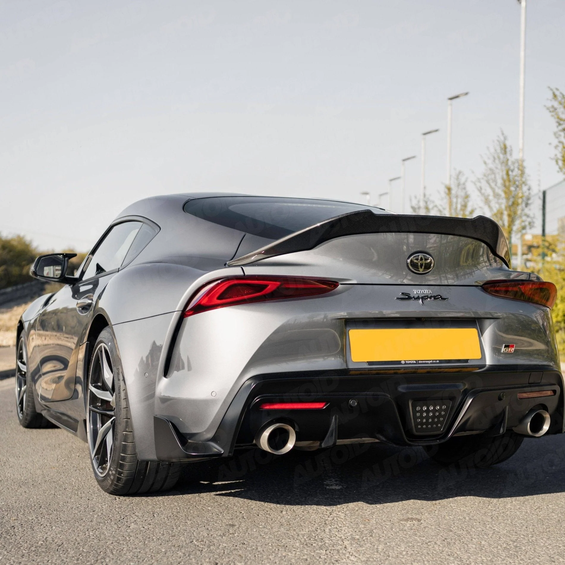 Toyota Supra A90 Mk5 Pre-Preg Carbon Fibre Performance Rear Spoiler by FORM (2019+) - Image 14