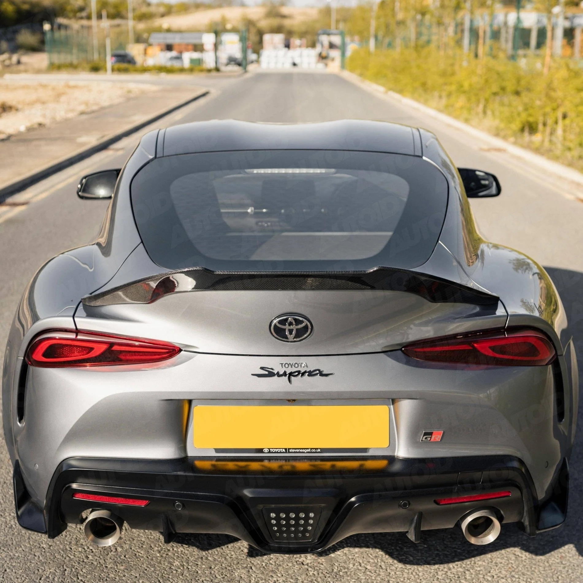 Toyota Supra A90 Mk5 Pre-Preg Carbon Fibre Performance Rear Spoiler by FORM (2019+) - Image 15