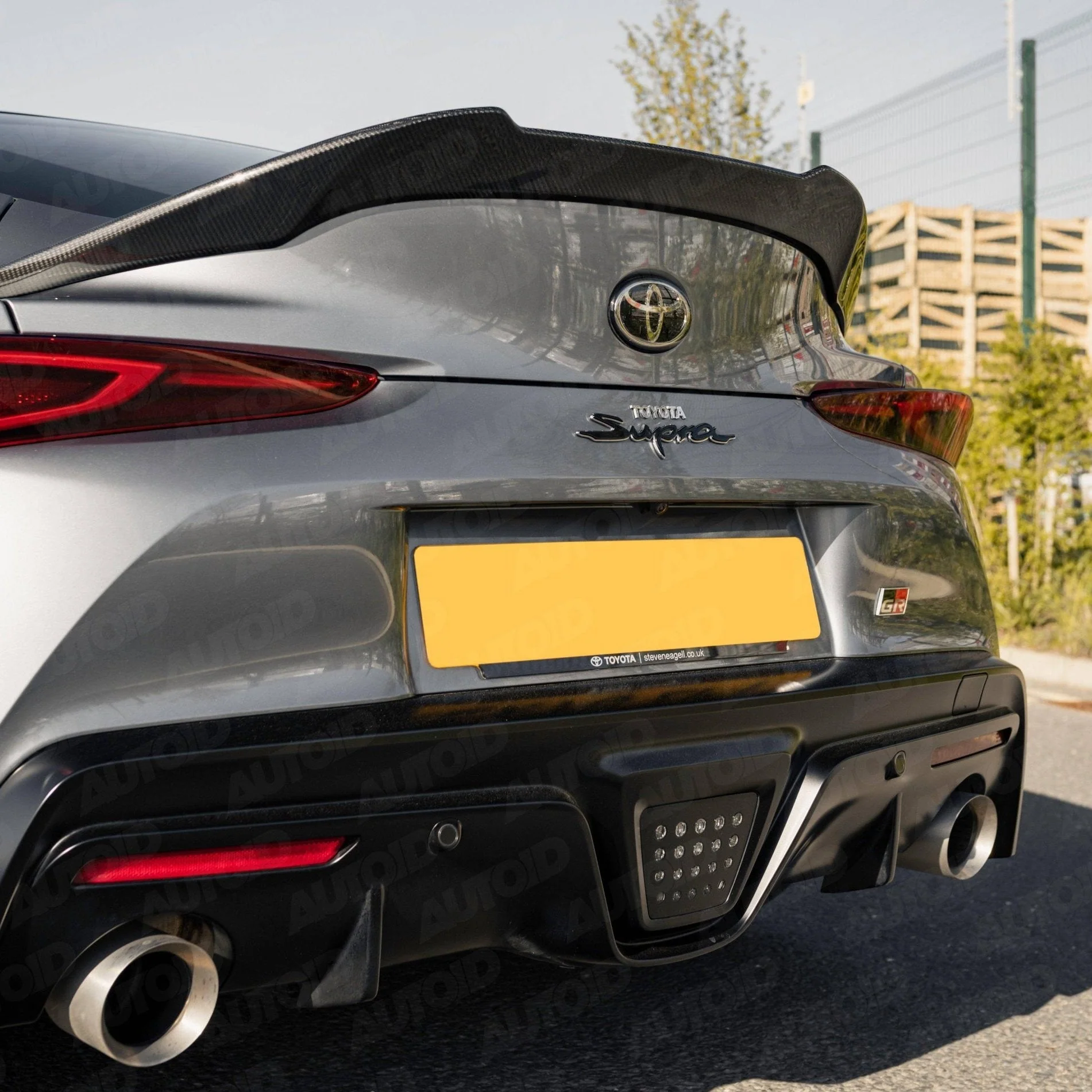 Toyota Supra A90 Mk5 Pre-Preg Carbon Fibre Performance Rear Spoiler by FORM (2019+) - Image 16