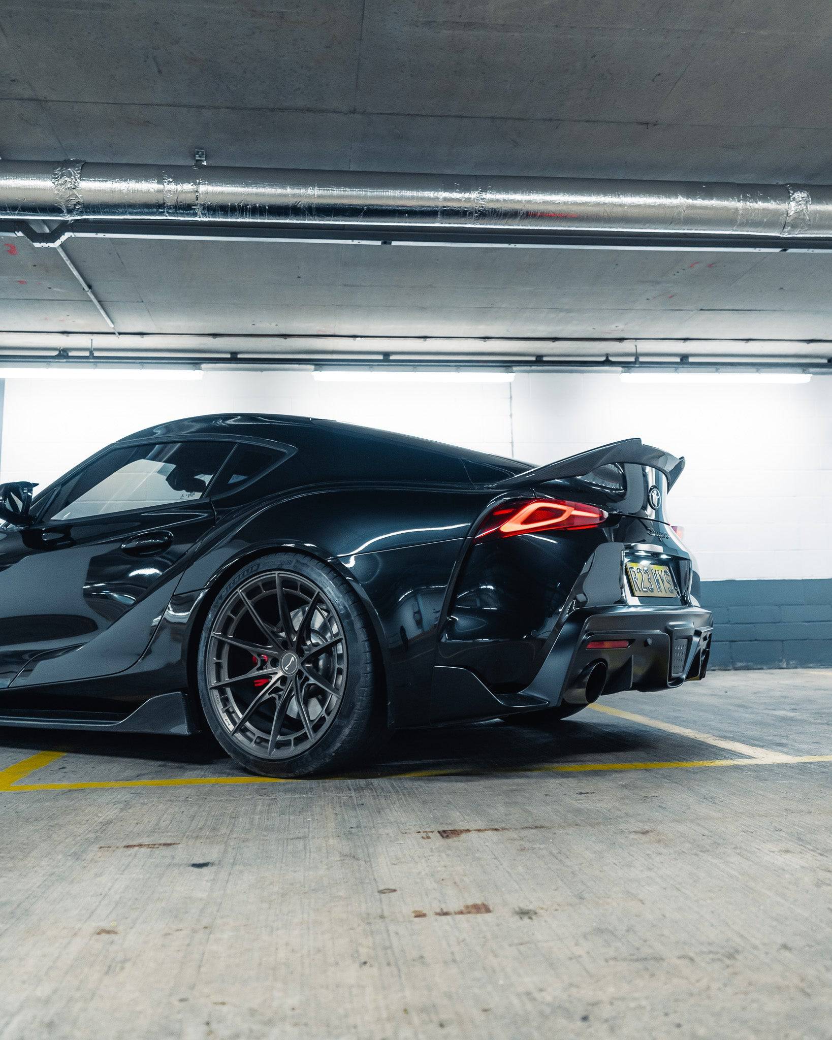 Toyota Supra A90 Mk5 Pre-Preg Carbon Fibre Performance Rear Spoiler by FORM (2019+) - Image 4