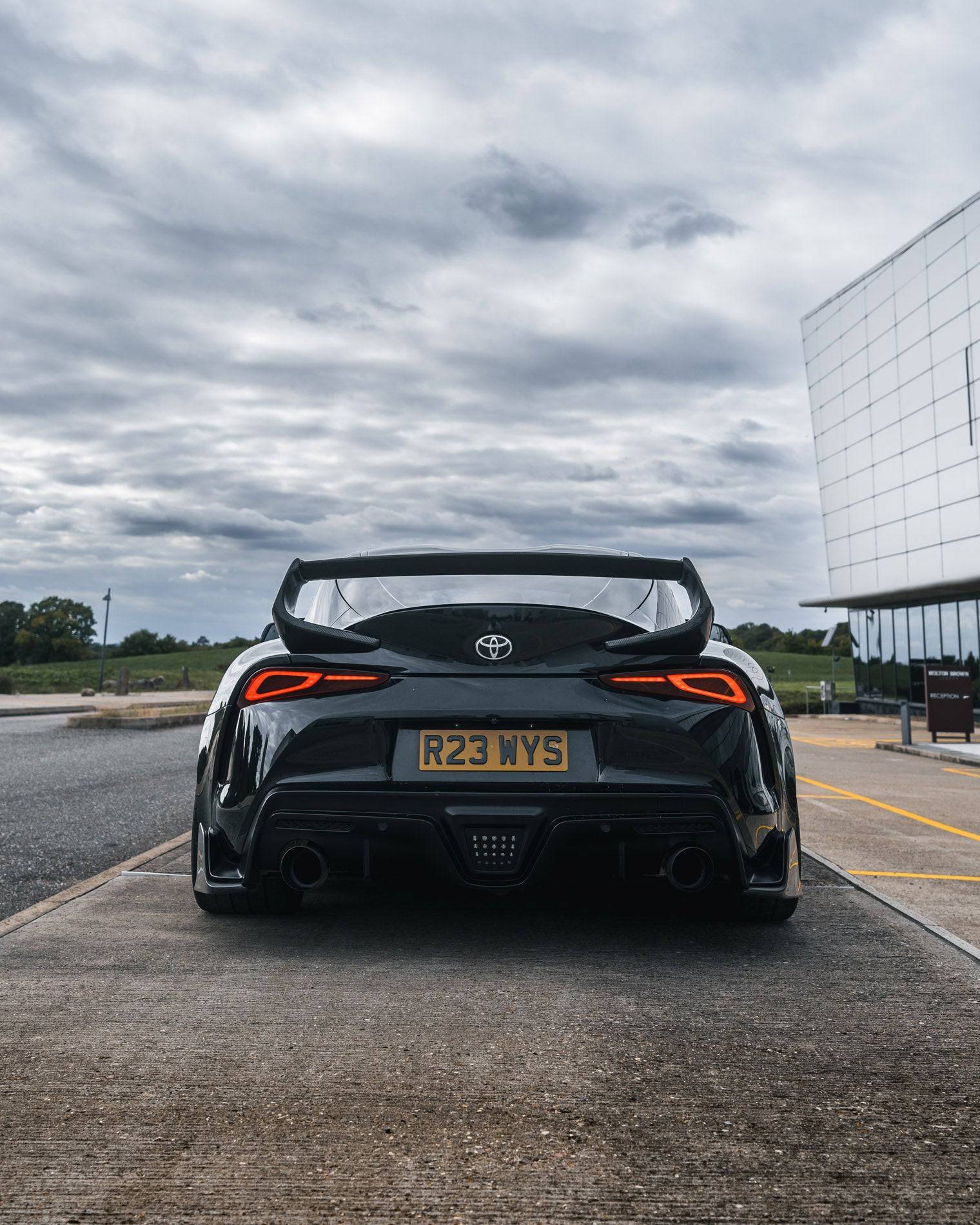 Toyota Supra Honeycomb Rear Reflector Deletes by Acexxon (2019+) - Image 2
