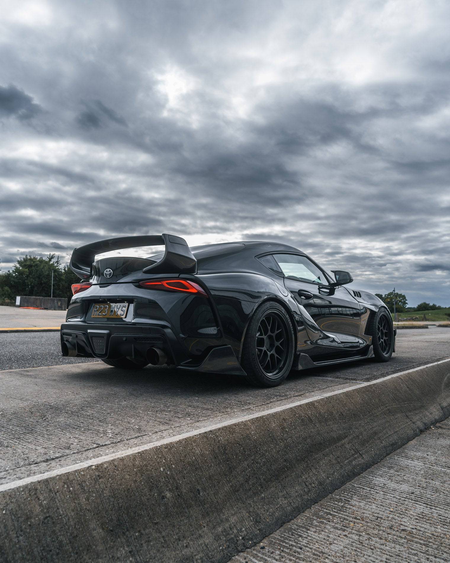 Toyota Supra Honeycomb Rear Reflector Deletes by Acexxon (2019+) - Image 3