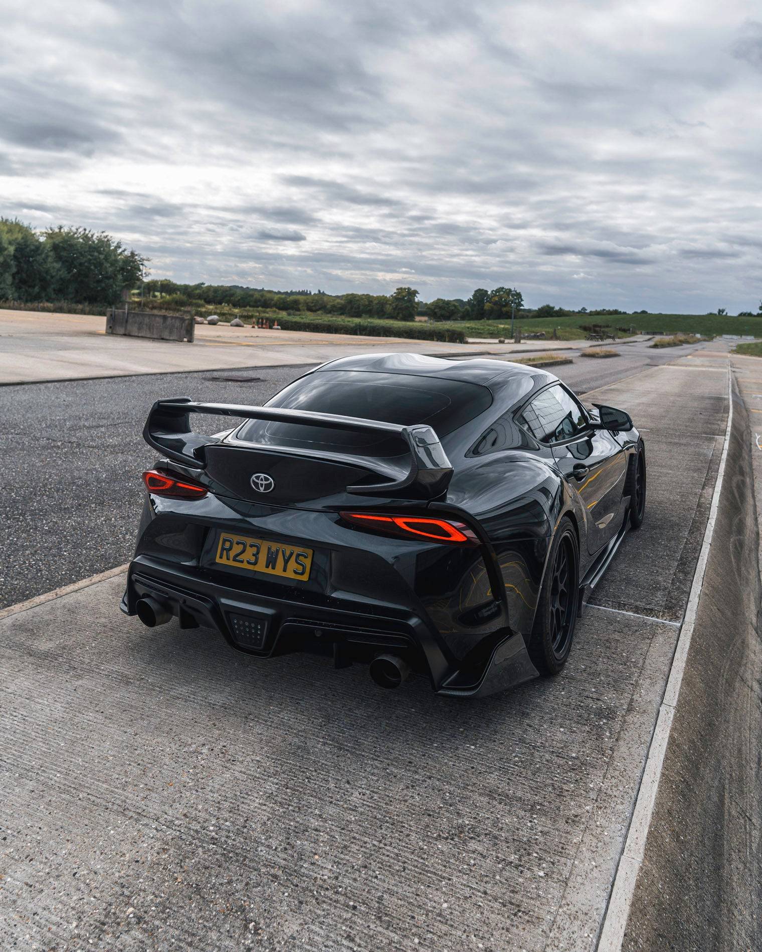 Toyota Supra Honeycomb Rear Reflector Deletes by Acexxon (2019+) - Image 4