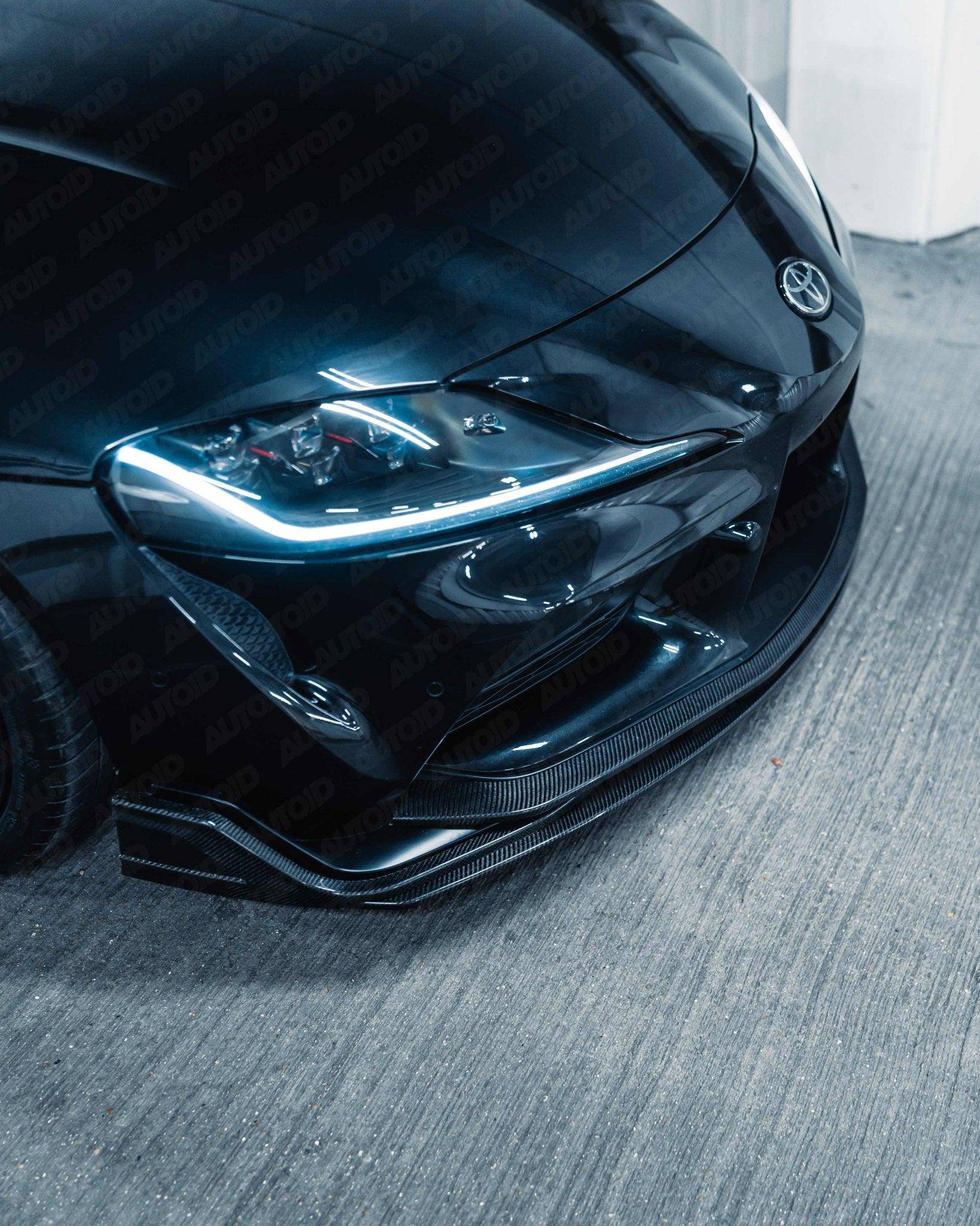 Toyota Supra Mk5 Carbon Fibre ID-01 Front Splitter by FORM (2019+) - Image 10