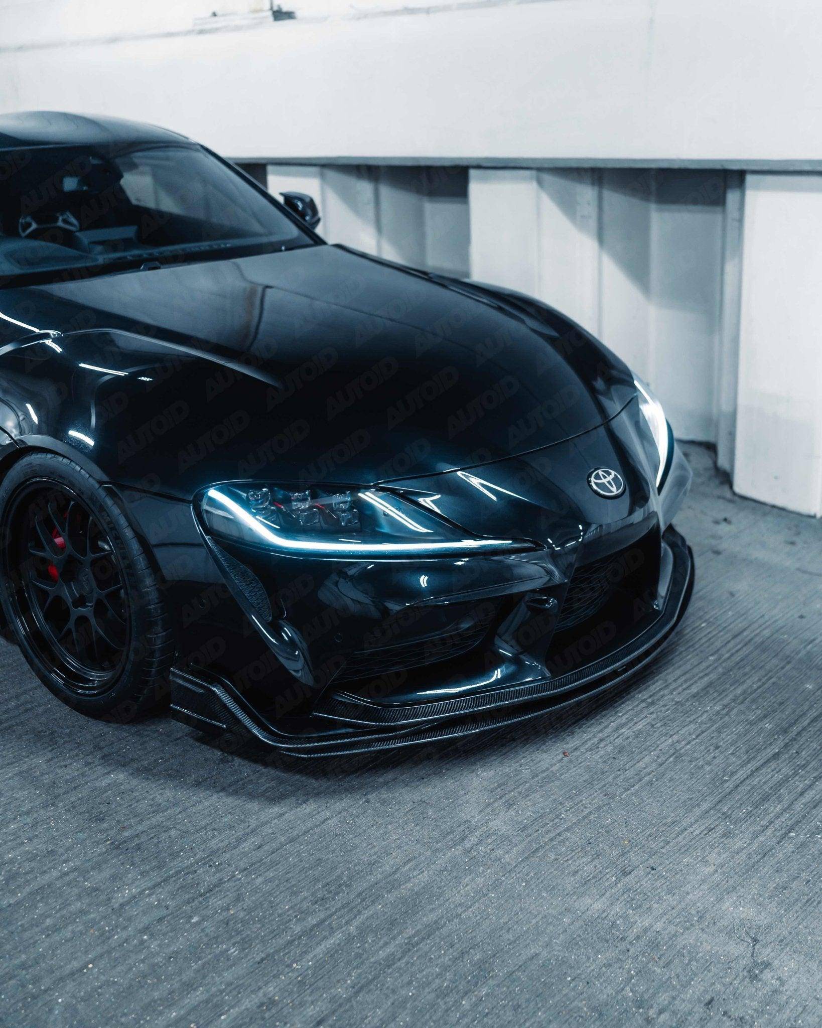 Toyota Supra Mk5 Carbon Fibre ID-01 Front Splitter by FORM (2019+) - Image 11