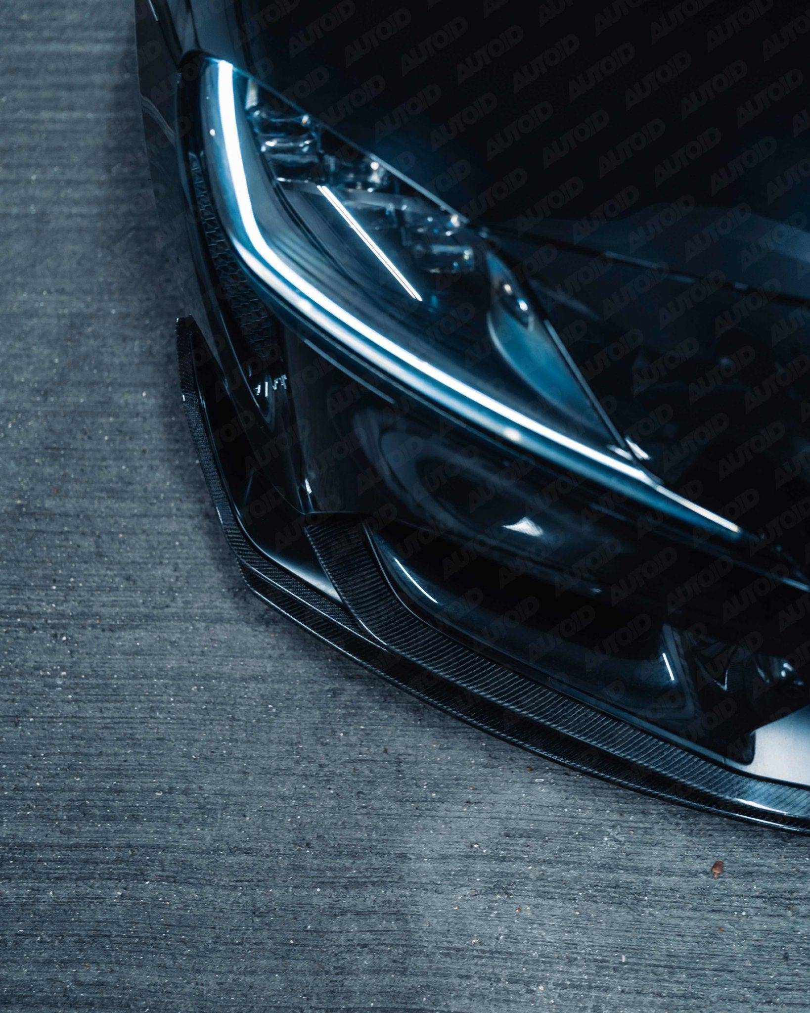 Toyota Supra Mk5 Carbon Fibre ID-01 Front Splitter by FORM (2019+) - Image 12