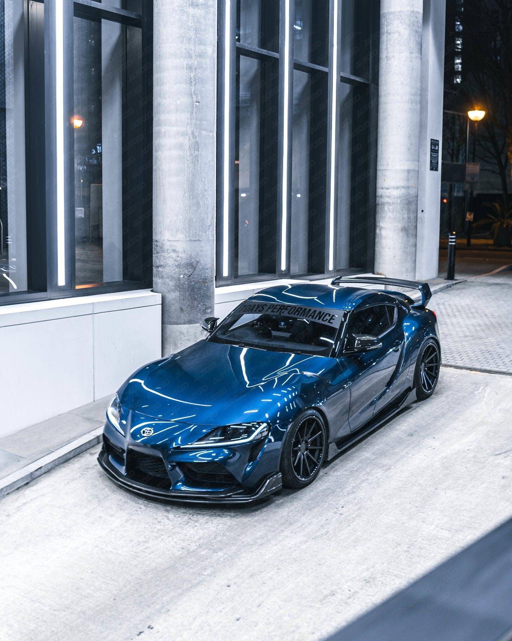 Toyota Supra Mk5 Carbon Fibre ID-01 Front Splitter by FORM (2019+) - Image 4