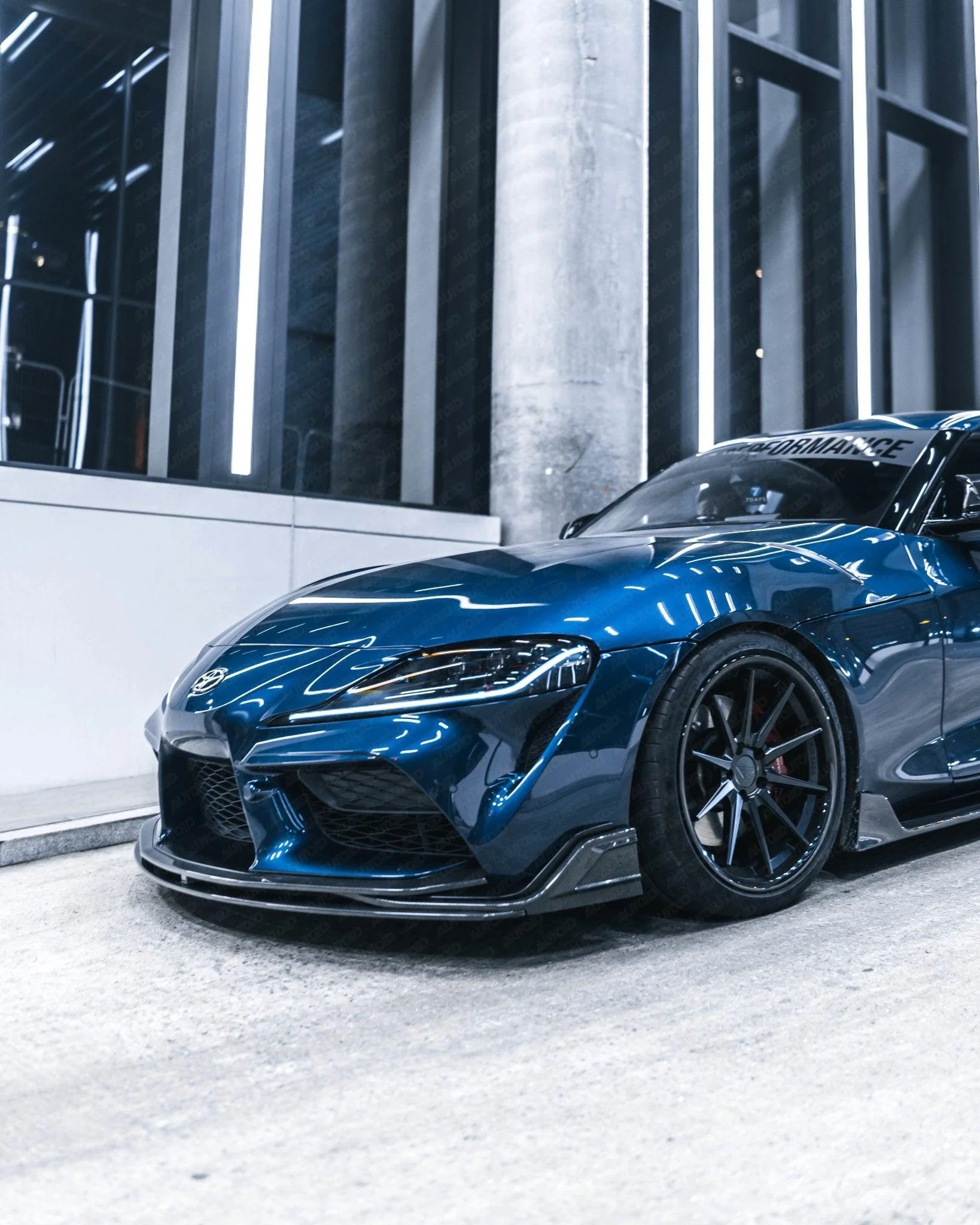 Toyota Supra Mk5 Carbon Fibre ID-01 Front Splitter by FORM (2019+) - Image 5