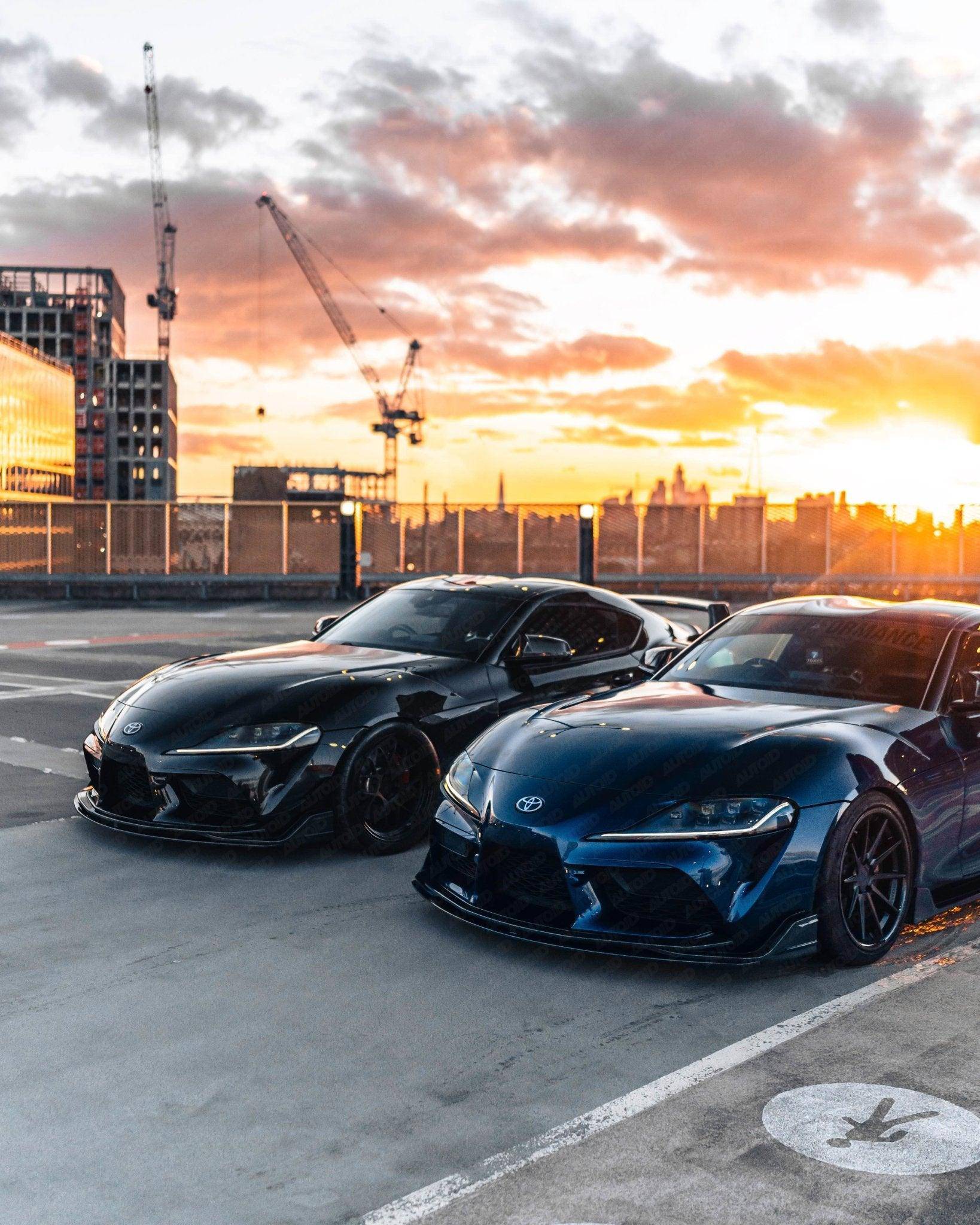 Toyota Supra Mk5 Carbon Fibre ID-01 Front Splitter by FORM (2019+) - Image 6