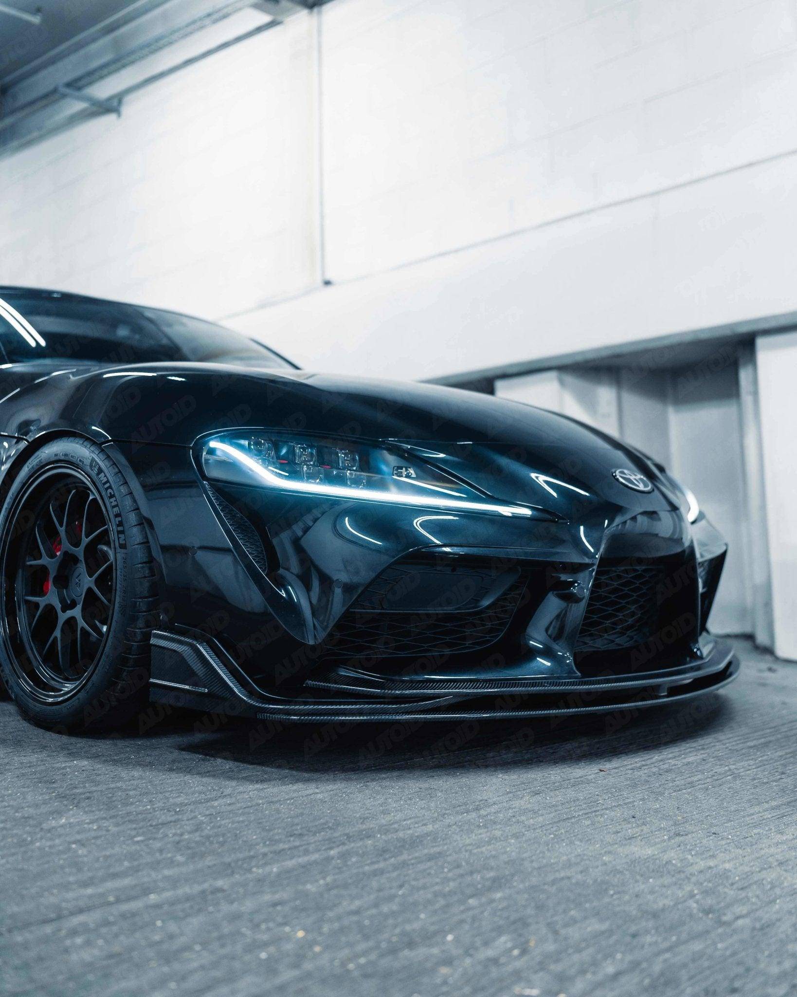 Toyota Supra Mk5 Carbon Fibre ID-01 Front Splitter by FORM (2019+) - Image 9
