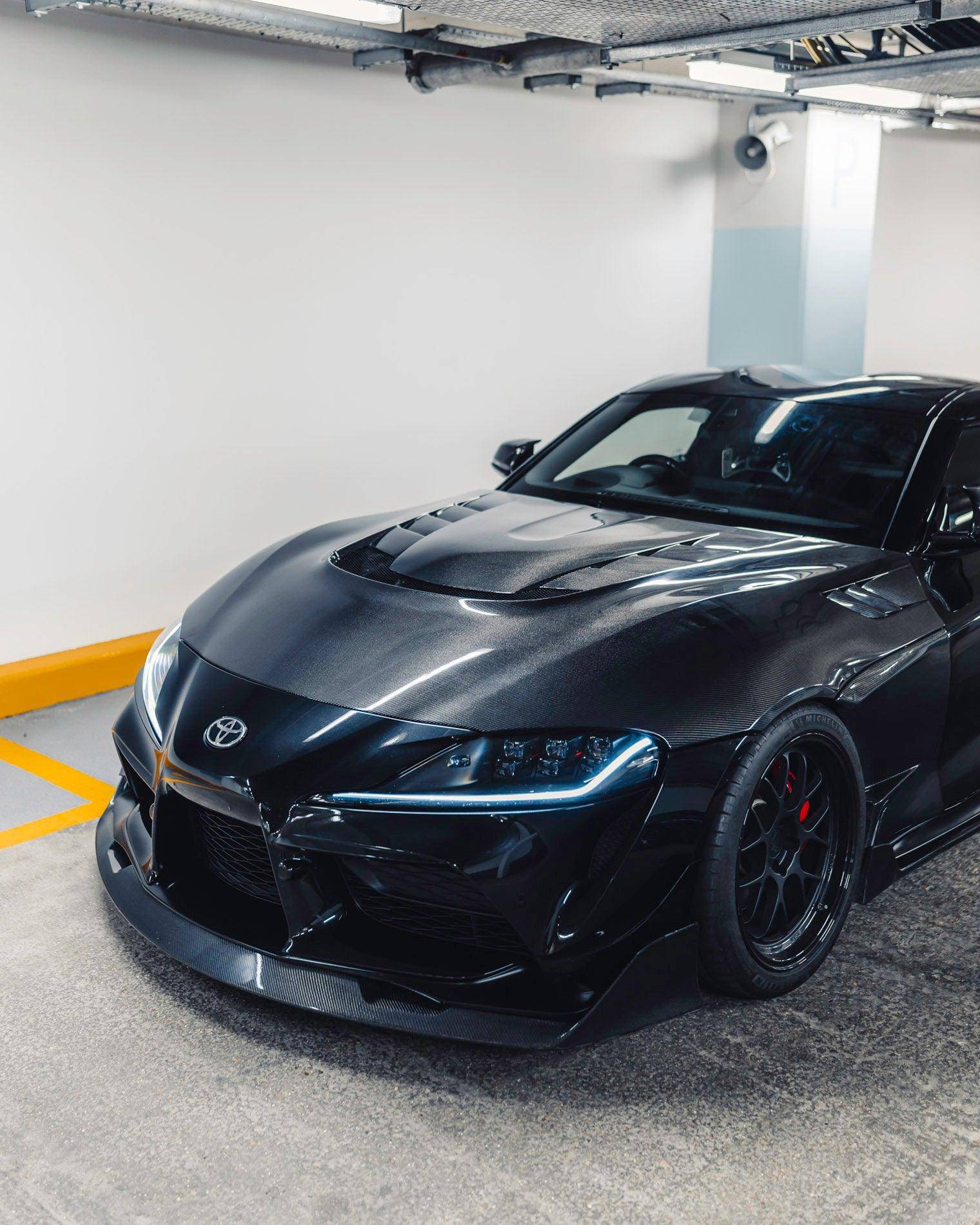 Toyota Supra Mk5 Carbon Fibre ID-23 Front Splitter by FORM (2019+) - Image 2