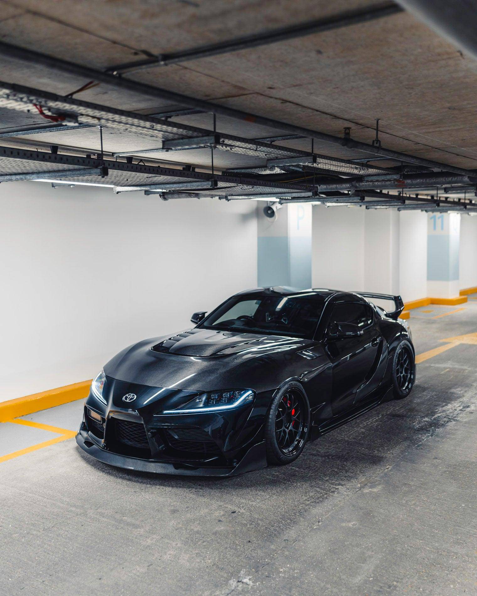 Toyota Supra Mk5 Carbon Fibre ID-23 Front Splitter by FORM (2019+) - Image 4