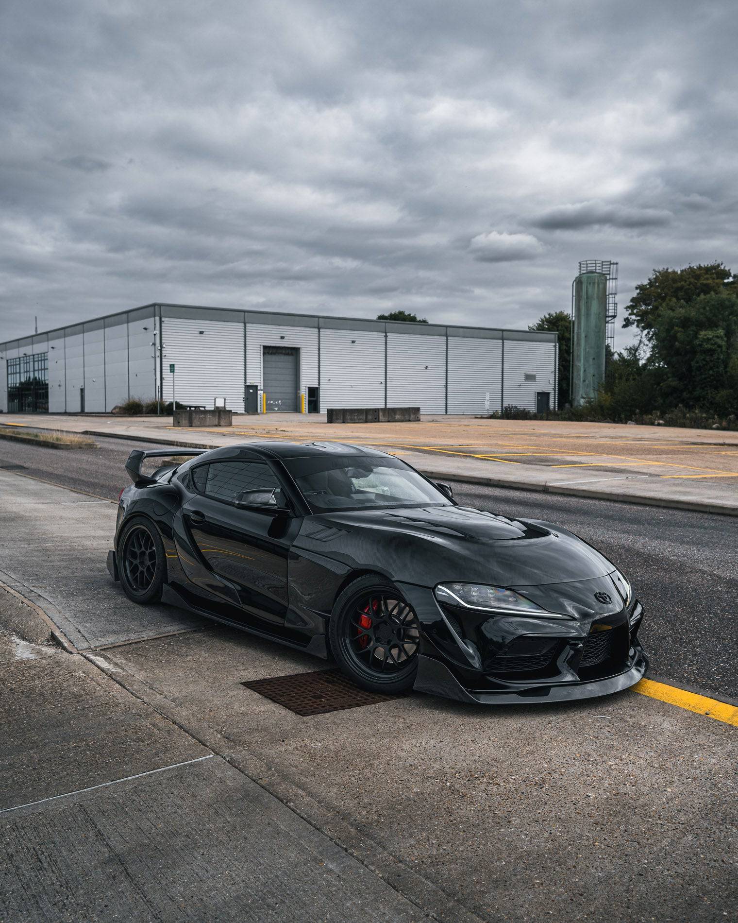 Toyota Supra Mk5 Carbon Fibre ID-23 Front Splitter by FORM (2019+) - Image 6