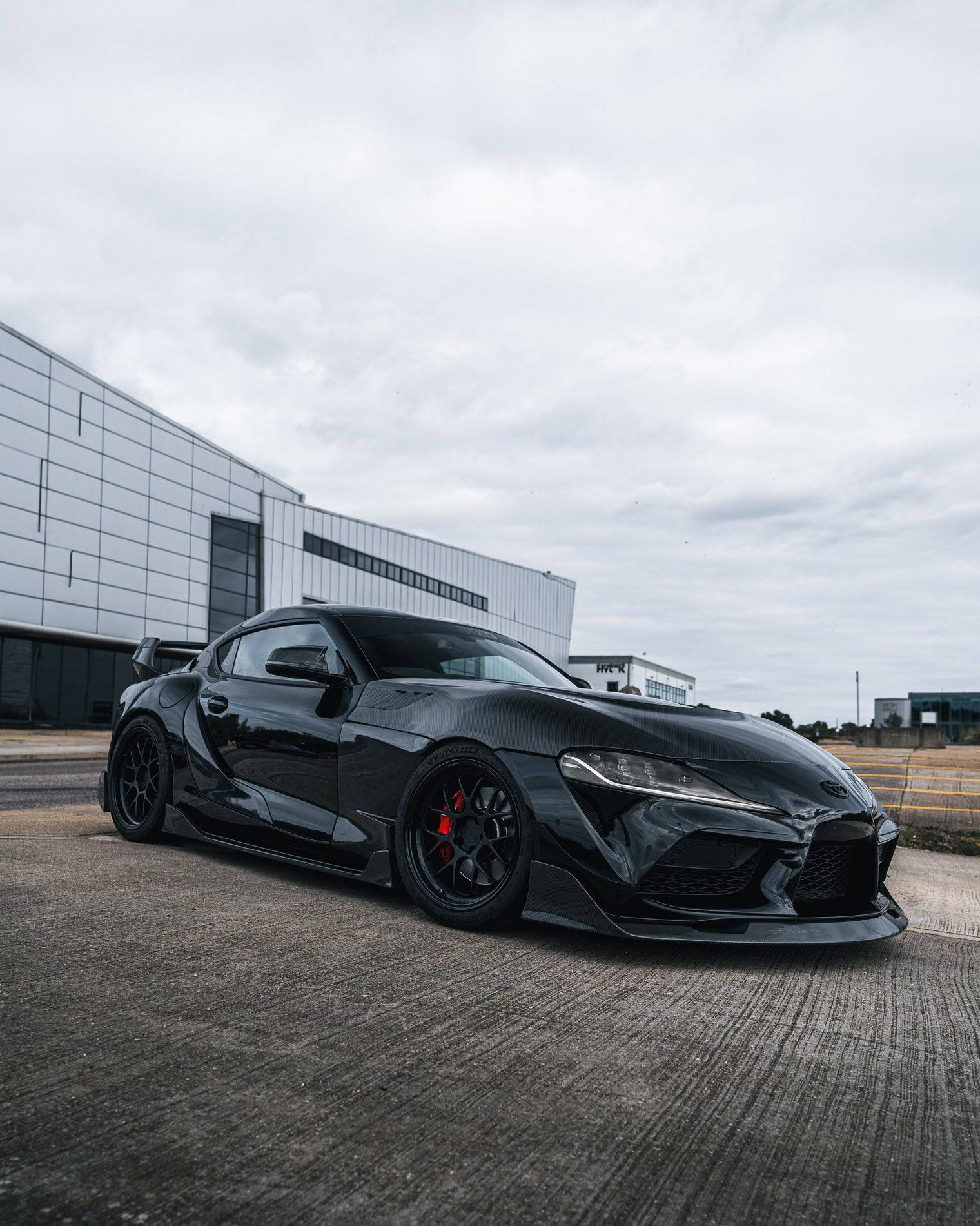 Toyota Supra Mk5 Carbon Fibre ID-23 Front Splitter by FORM (2019+) - Image 7