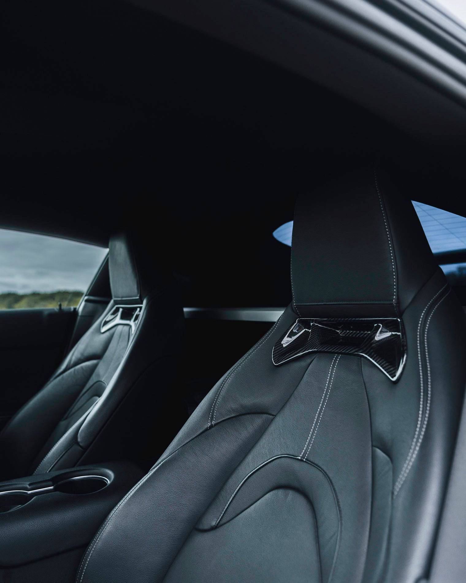 Toyota Supra Pre-Preg Carbon Fibre Seat Insert Trims by FORM (2019+, J29) - Image 3