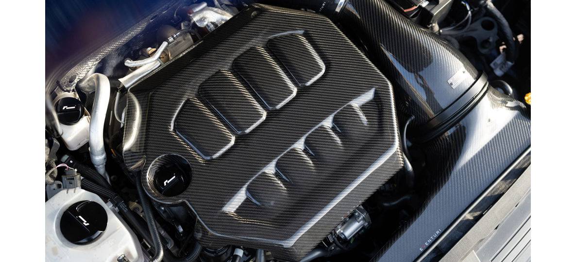 Volkswagen Golf GTI & Golf R Mk8 & Mk8.5 Eventuri Carbon Fibre Engine Cover (2019+) - Image 2
