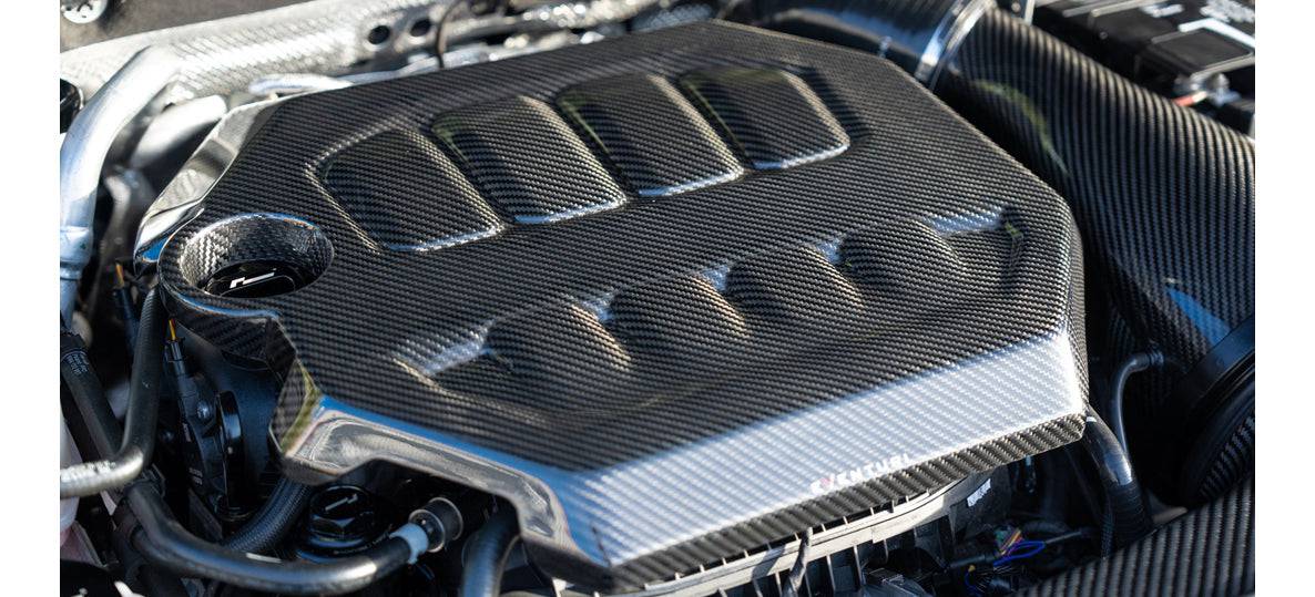 Volkswagen Golf GTI & Golf R Mk8 & Mk8.5 Eventuri Carbon Fibre Engine Cover (2019+) - Image 3