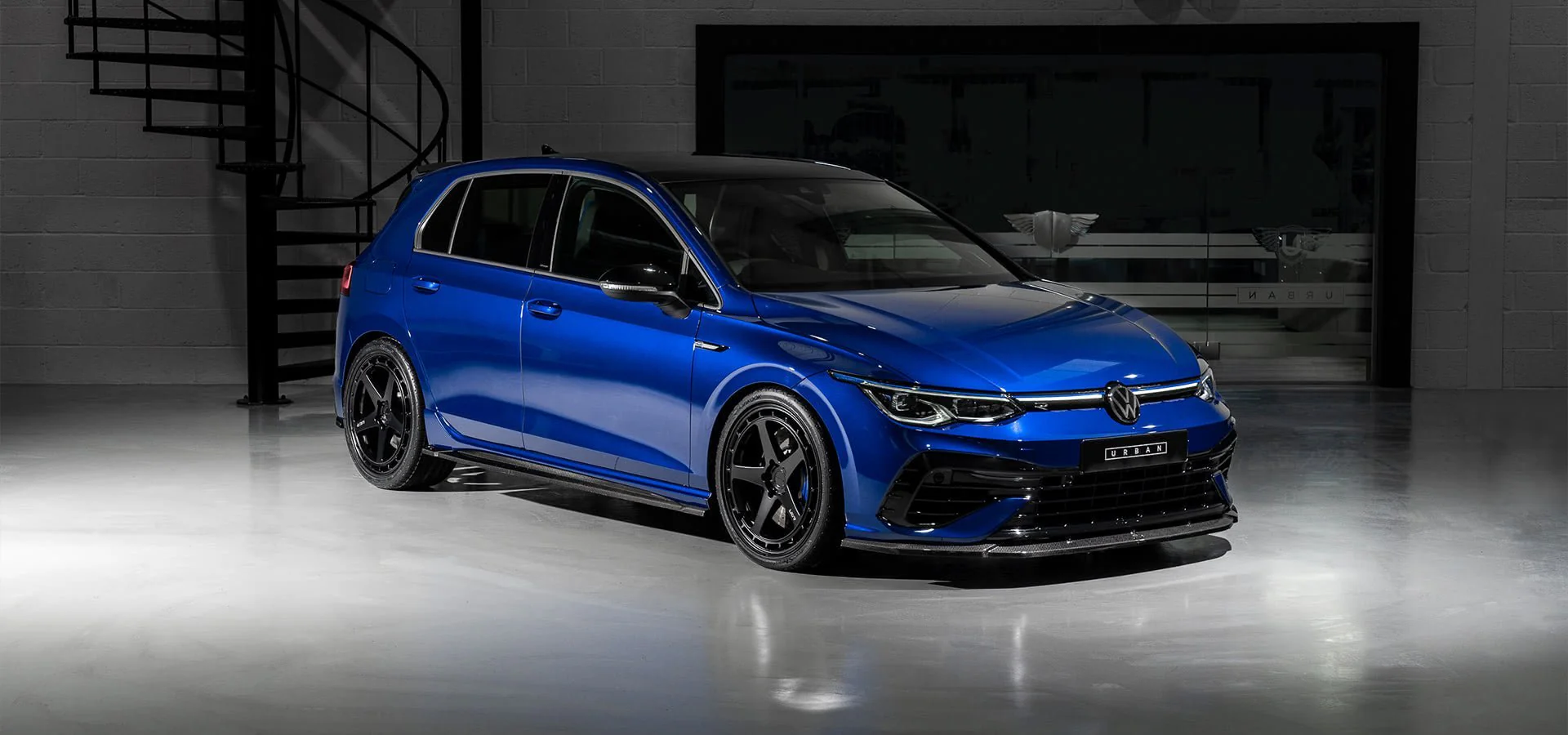 Volkswagen Golf R Mk8 Carbon Fibre Front Bumper Splitter by Urban (2020+) - Image 3