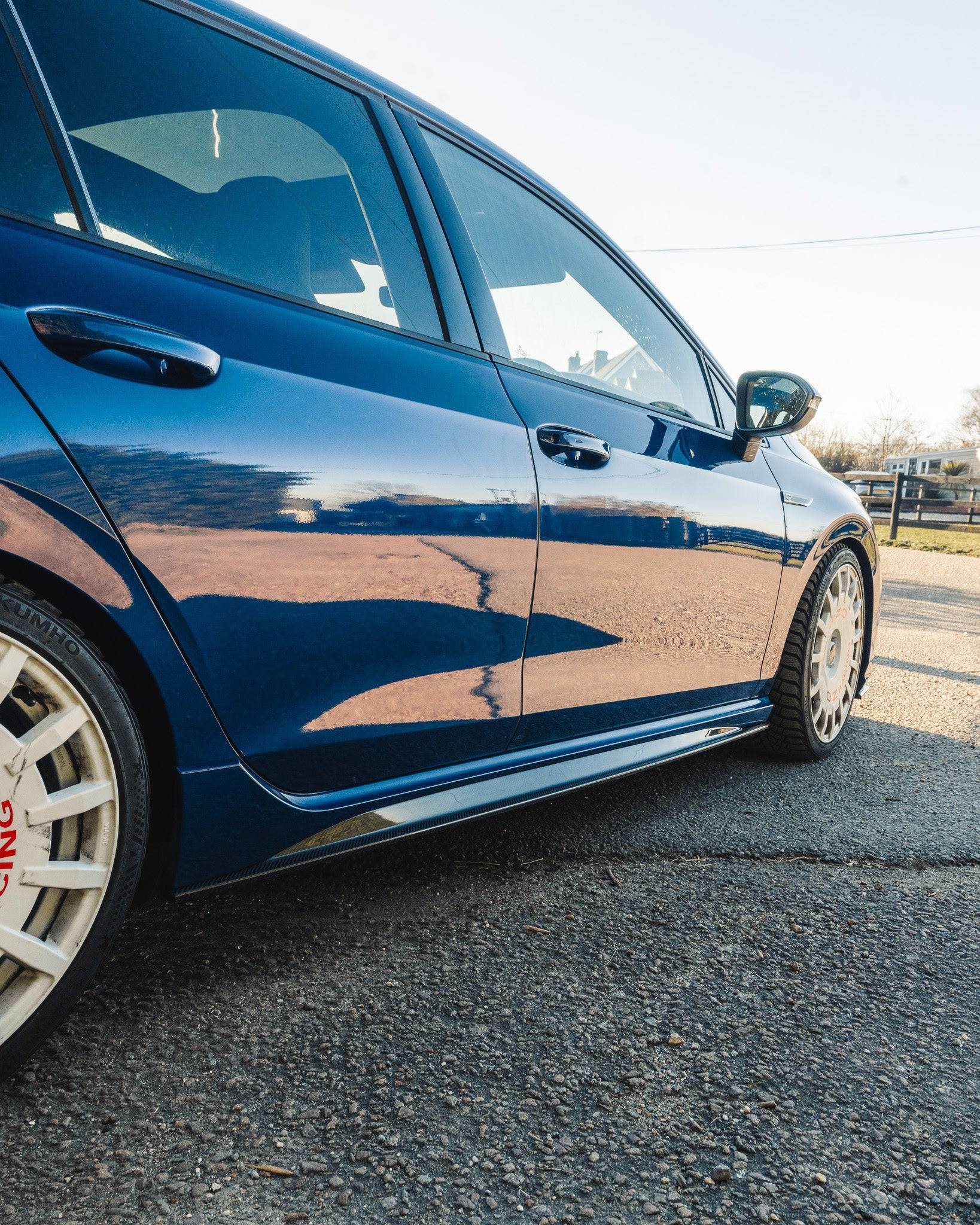 Volkswagen Golf R Mk8 Carbon Fibre ID-01 Side Skirts by FORM (2020+) - Image 14