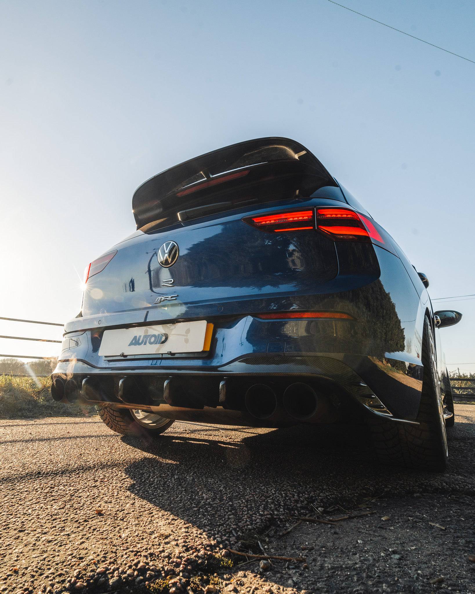 Volkswagen Golf R Mk8 & Mk8.5 Carbon Fibre ID-01 Rear Diffuser by FORM (2020+) - Image 2