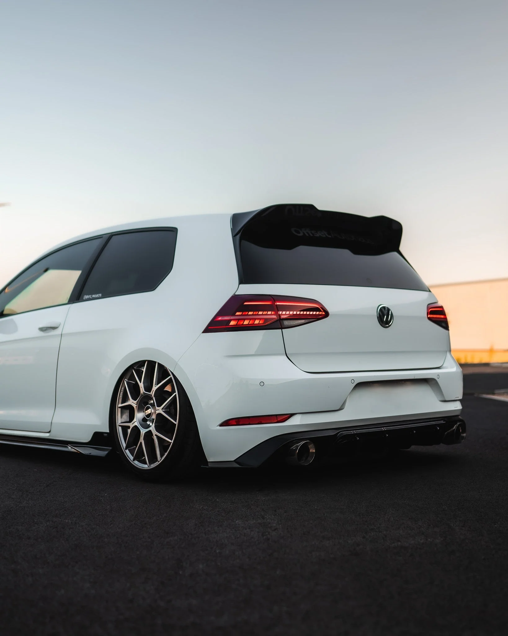 VW Golf, Golf GTI & Golf R Mk7 / Mk7.5 EVO-1 Gloss Black Rear Spoiler by ZAERO (2013-2020) - Image 3