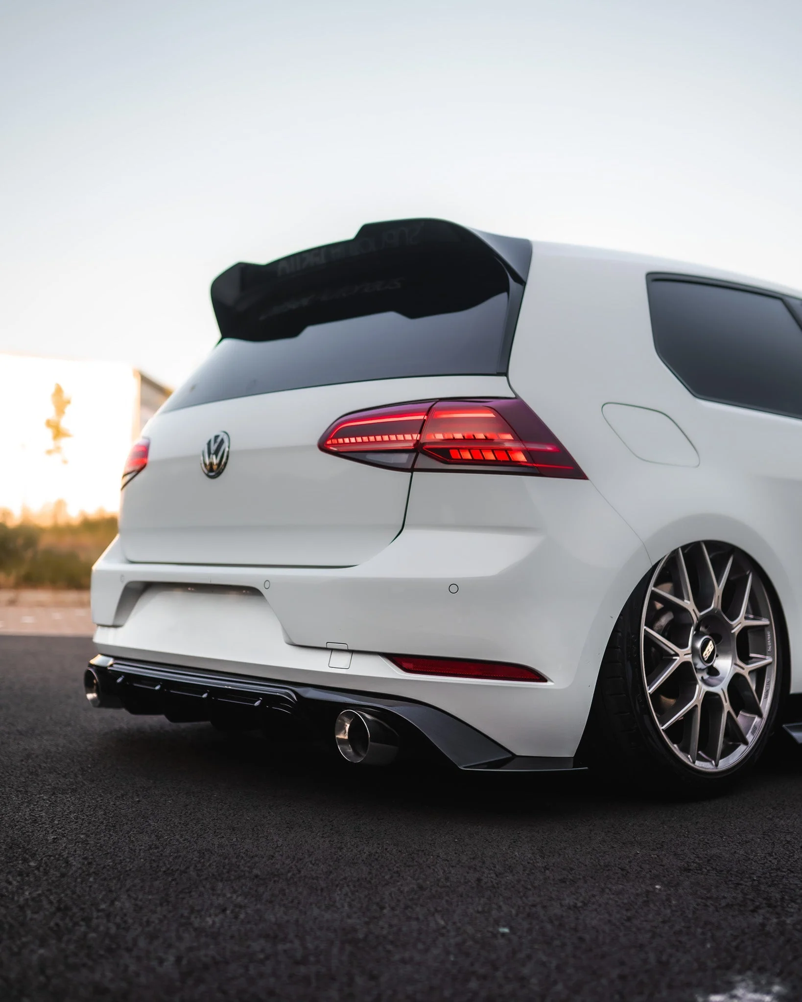 VW Golf, Golf GTI & Golf R Mk7 / Mk7.5 EVO-1 Gloss Black Rear Spoiler by ZAERO (2013-2020) - Image 4