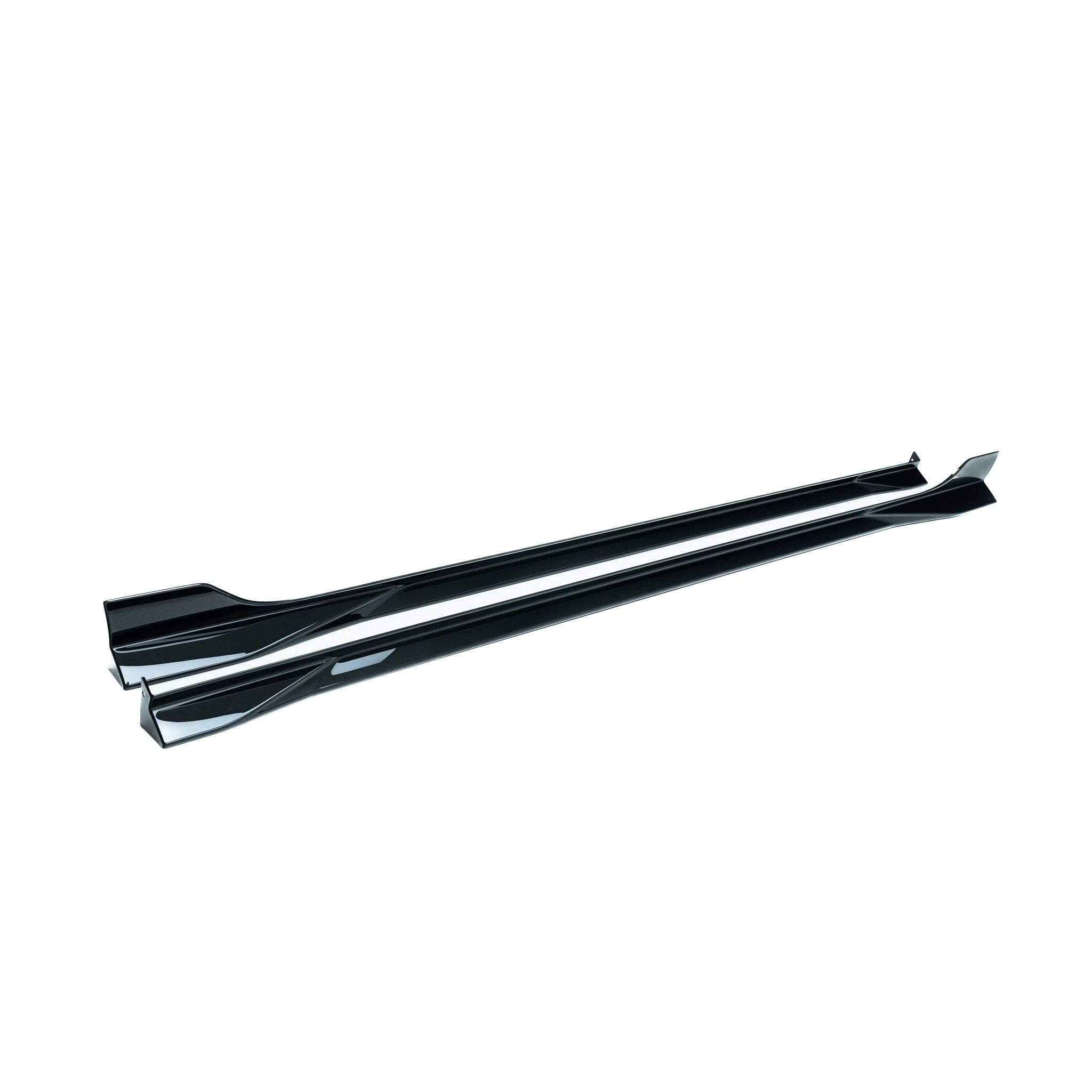 VW Golf, Golf GTI & Golf R Mk7 / Mk7.5 EVO-1 Gloss Black Side Skirts by ZAERO (2014-2020) - Image 12