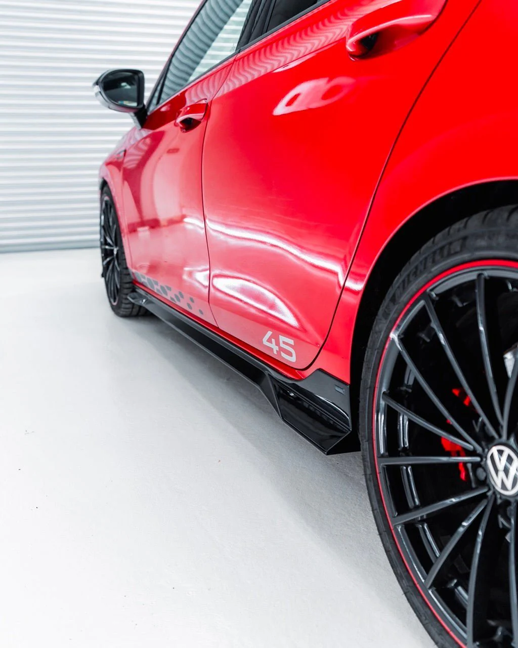 VW Golf / Golf GTI / Golf R Mk8 & Mk8.5 EVO-1 Gloss Black Side Skirts by ZAERO (2020+) - Image 6